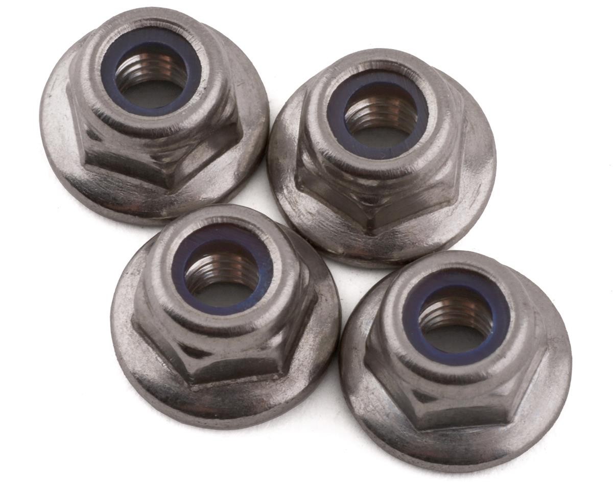 175RC Pro2 SC10 HD Stainless Steel 4mm Wheel Nuts (Silver) [175-18160]