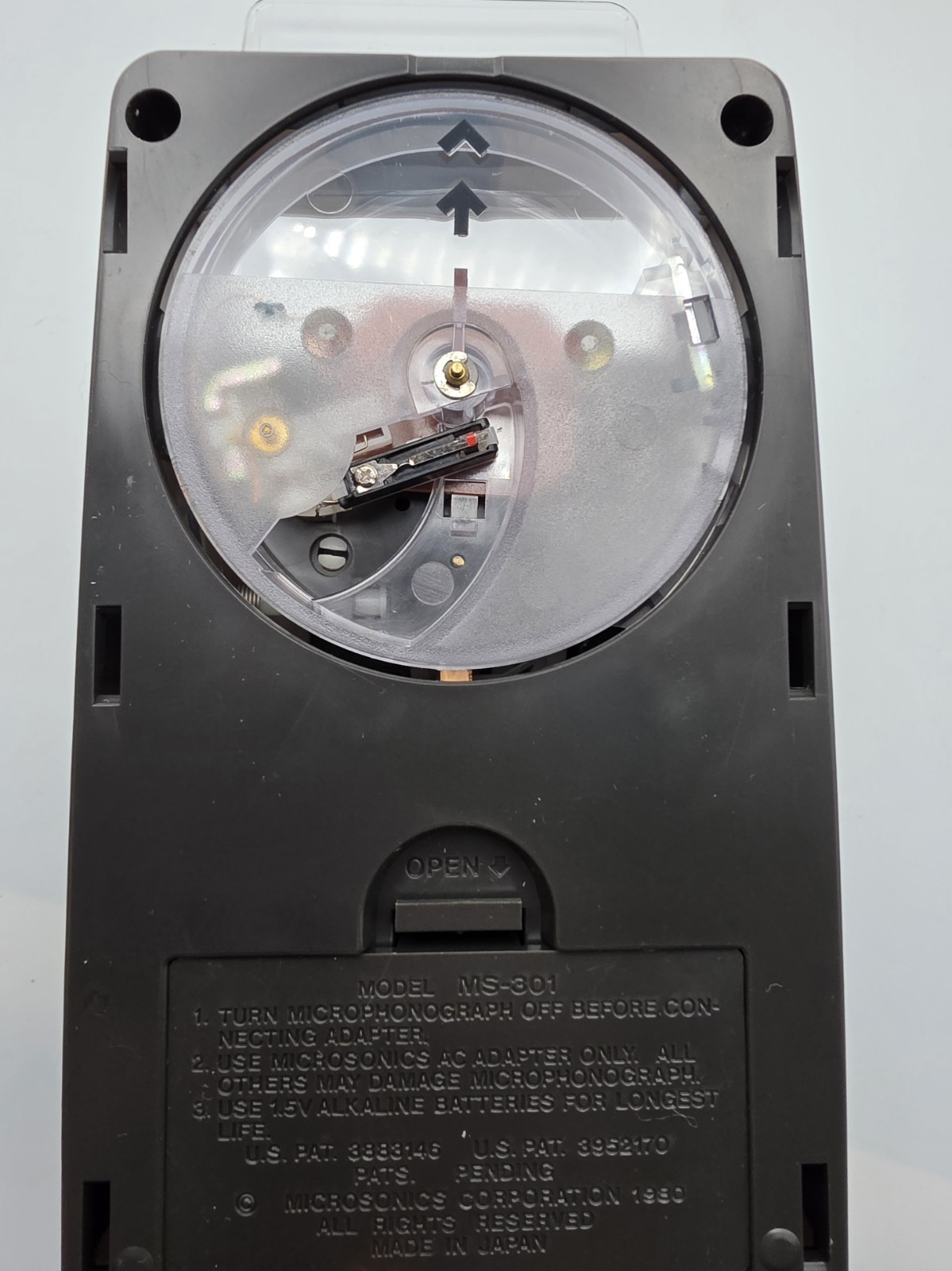 Microsonics MS-301 Mini Player Vintage Microphonograph NOS