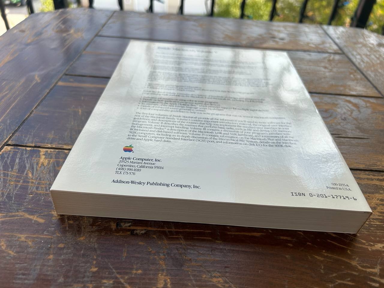 Vintage Apple Inside Macintosh Volume V 1988 Hardcover Developer Book