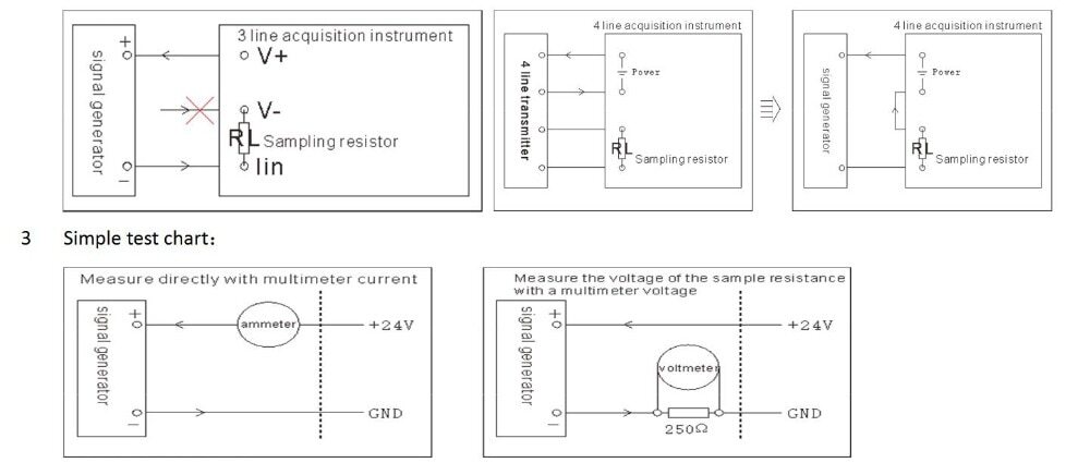 0.01 Precision Two-wire 4-20mA Current Loop Signal Generator PLC Instrument