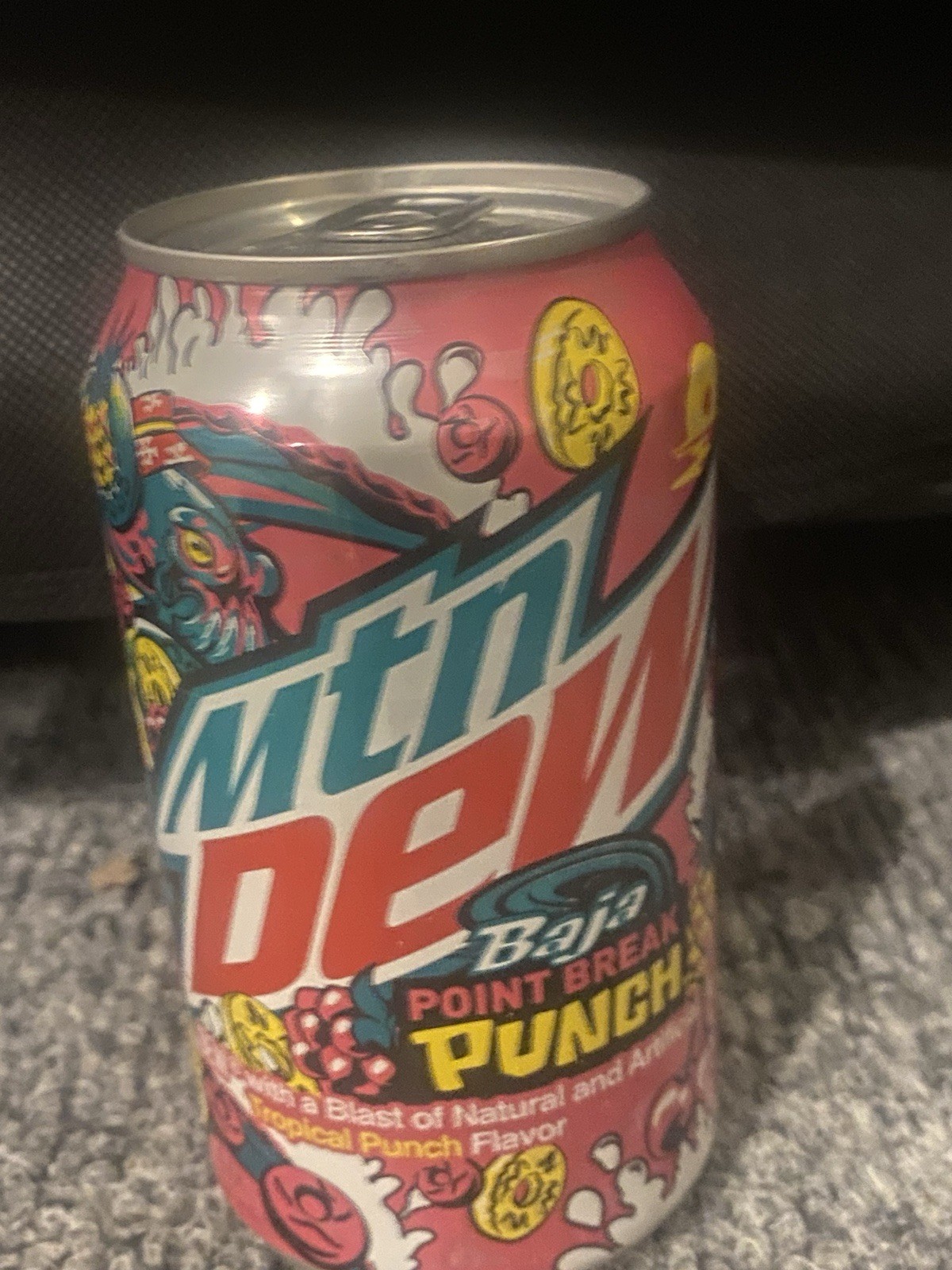 Mountain Dew Point Break Punch Full Unopened Can