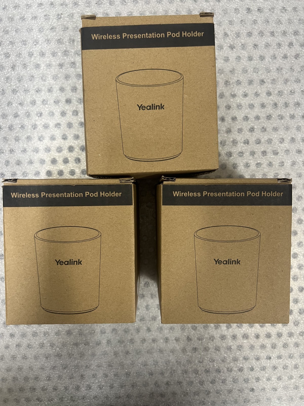 NEW/ Open Box Lot of 3 Yealink Wireless Pod Holder (WPP20)