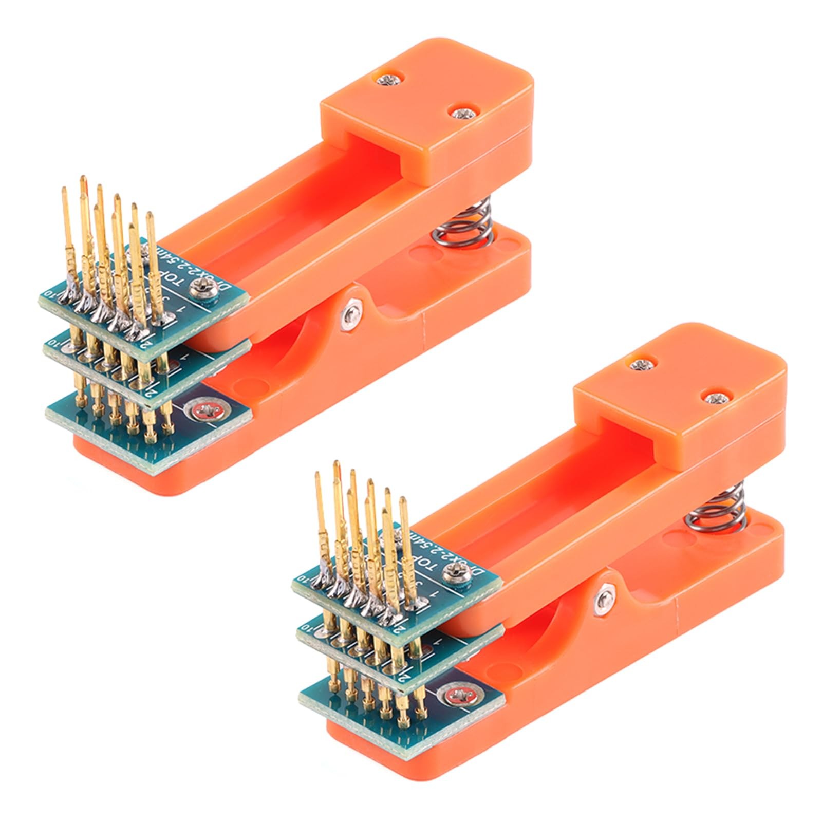 2.54mm 2x5Pin Double Row Test Clip Module Board Program Burning Wire 2 PCS