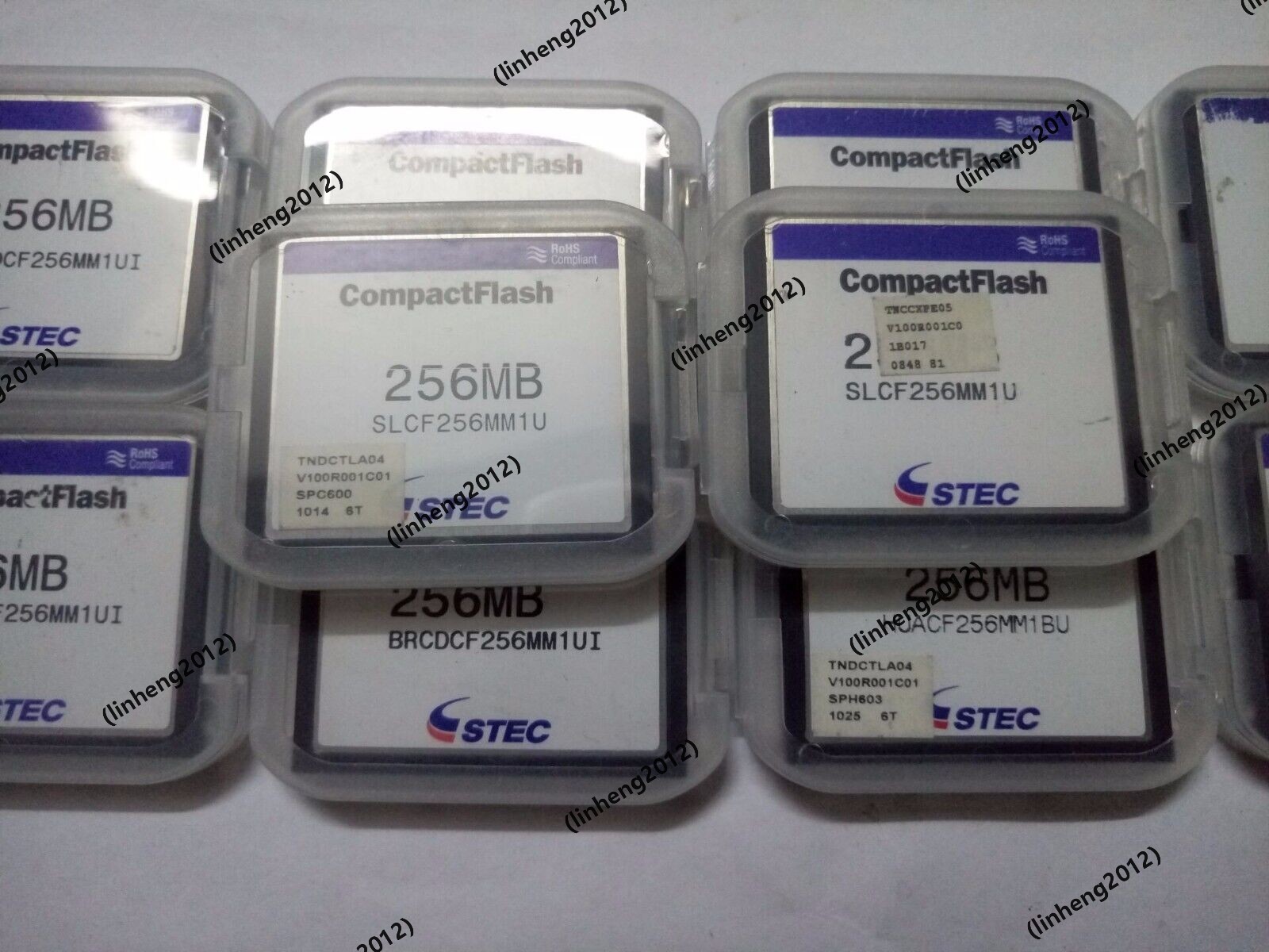 10PCS STEC 256MB CF CompactFlash CF Card
