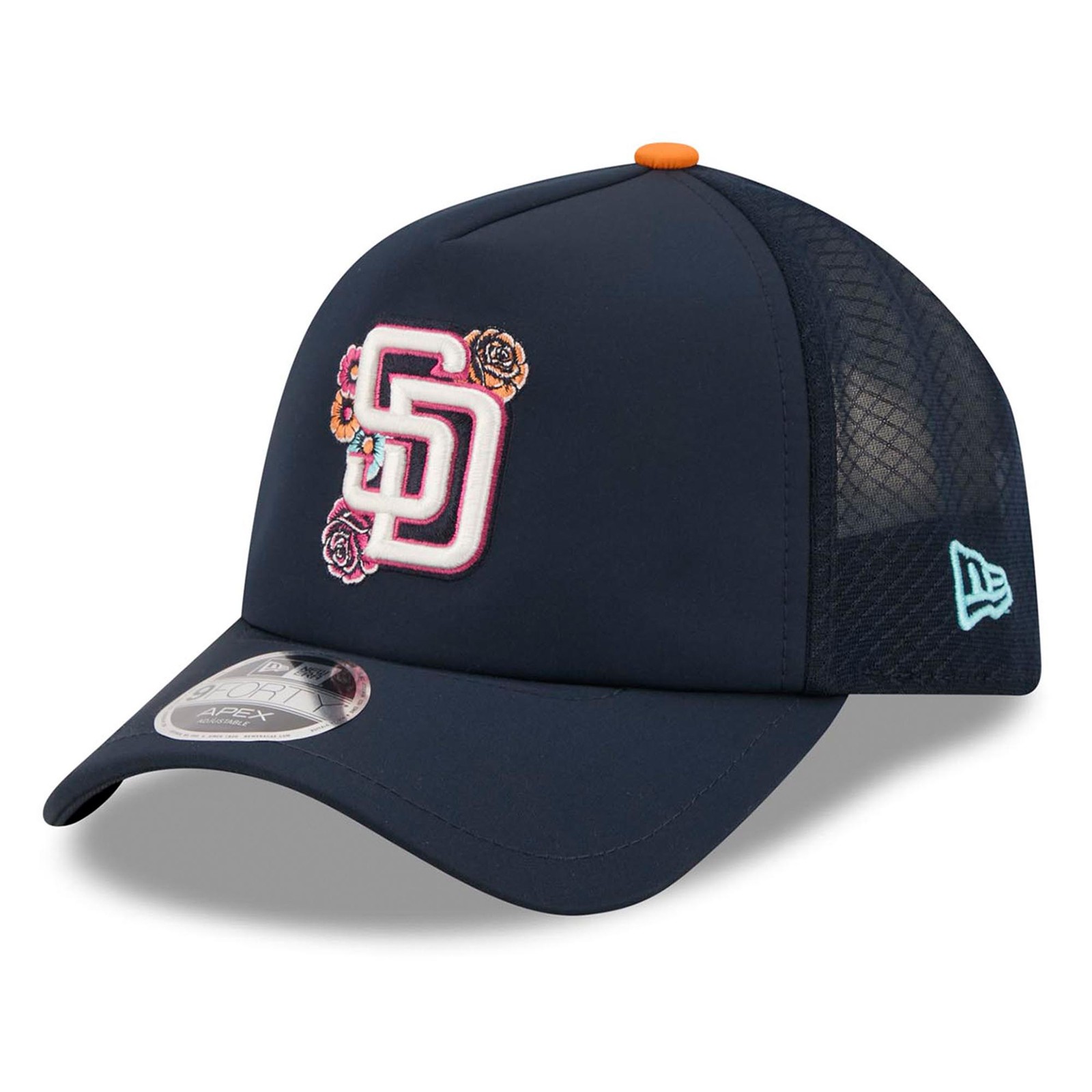 Men's New Era Obsidian San Diego Padres 2026 City Connect Apex 9FORTY Adjustable