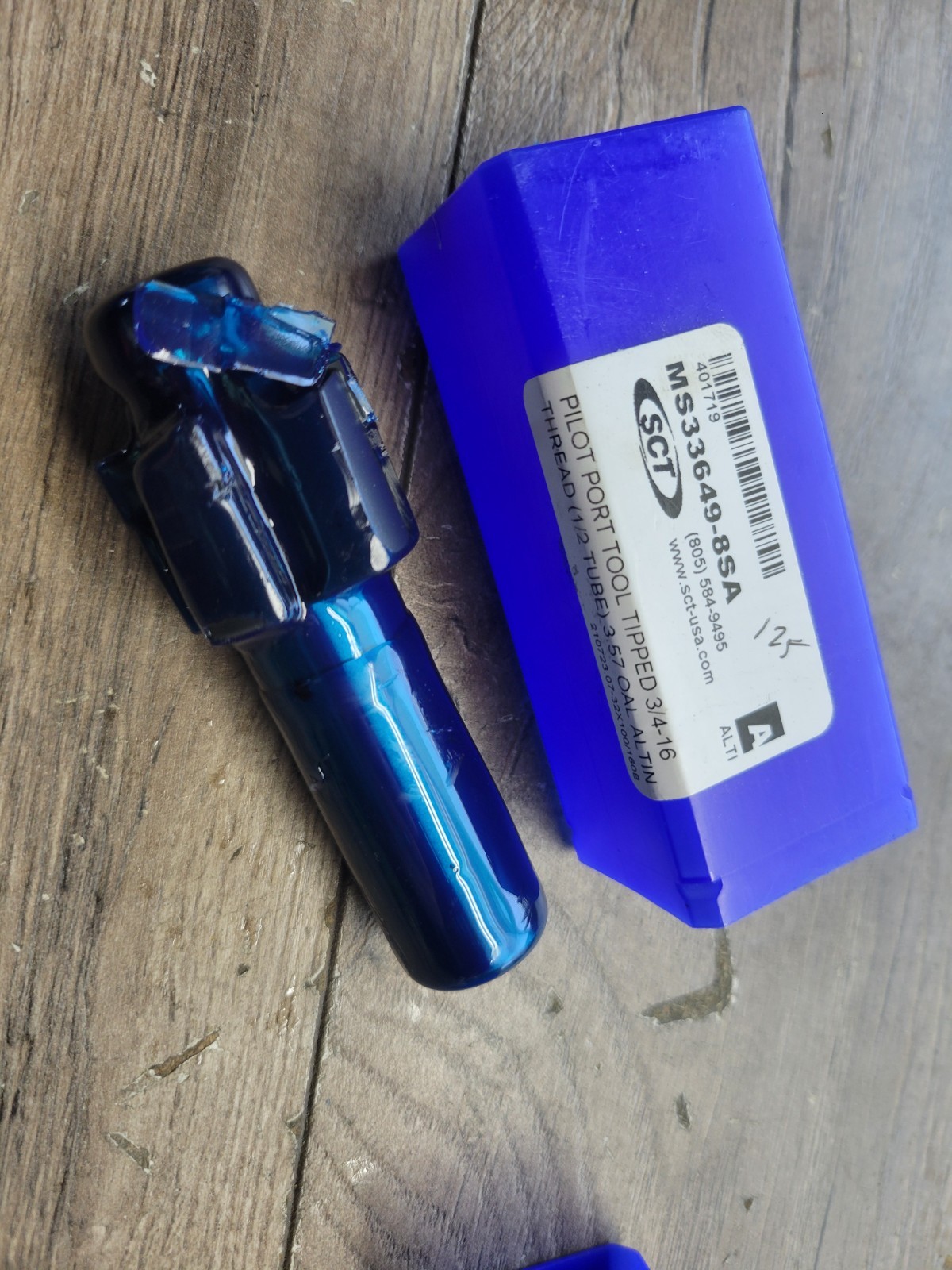 NEW SCIENTIFIC TOOL CARBIDE TIPPED PORTING TOOL NO. 33649 8SA