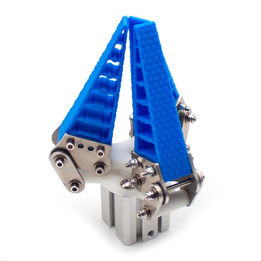Pneumatic Three-Finger Bionic Flexible Robotic Gripper, Soft Adaptive Air Clamps