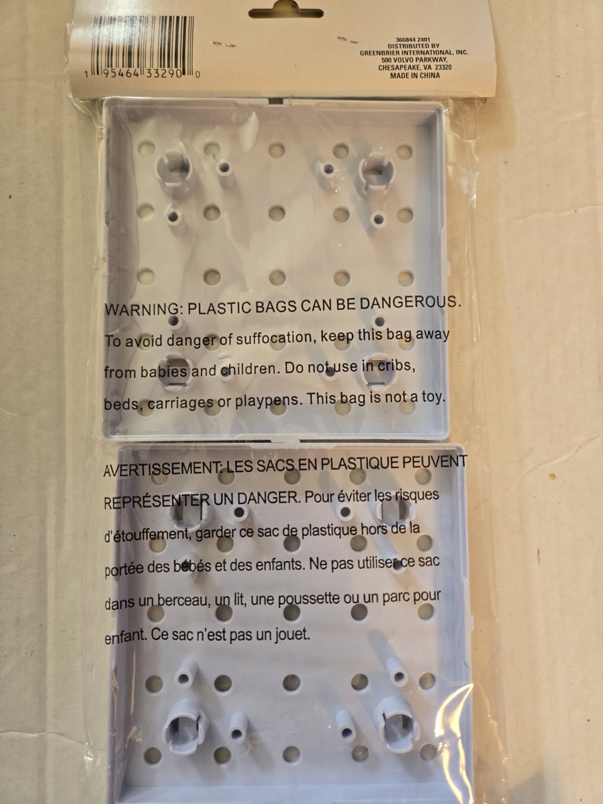 Jot 2pk 5" Square Pegboards White