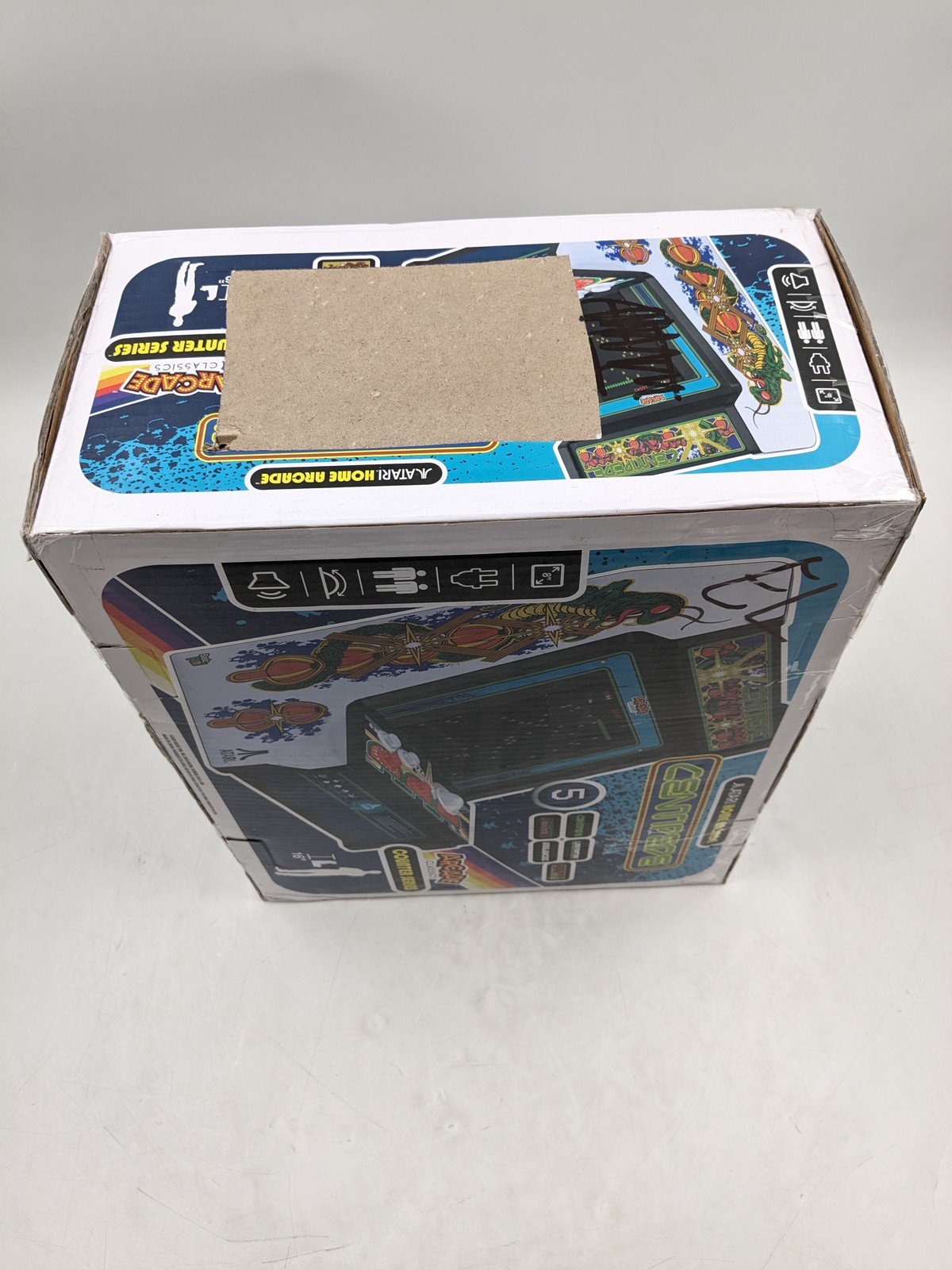 Arcade Classics Atari Centipede Counter Series Arcade Game With 8" Screen