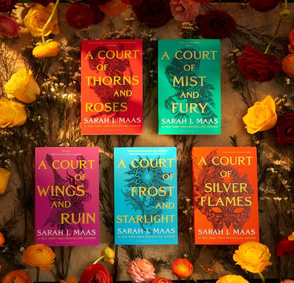 Sarah J. Maas 5 Books Collection Set A Court of Thorns and Roses Series.......