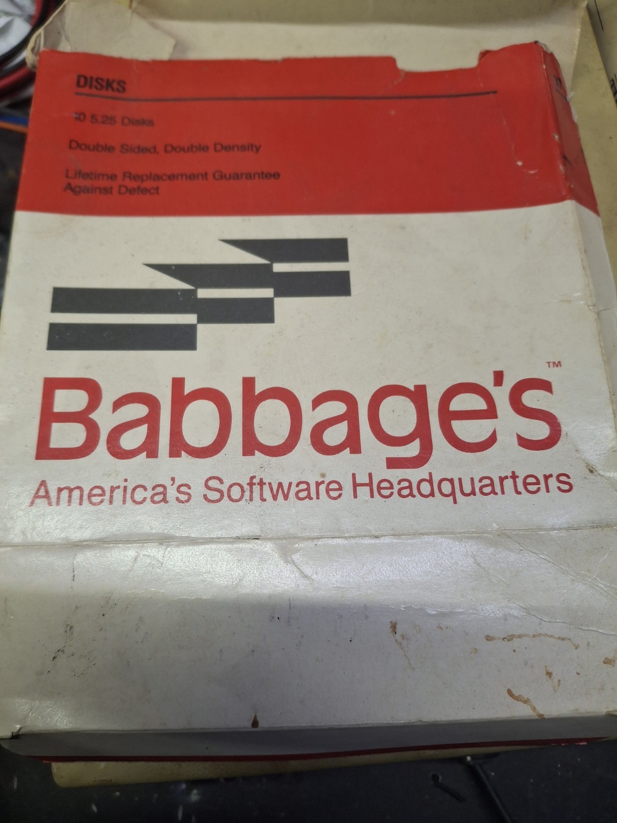 Babbages 5.25 8 Floppy Disk In Orginal Box  NOS Untested As Is