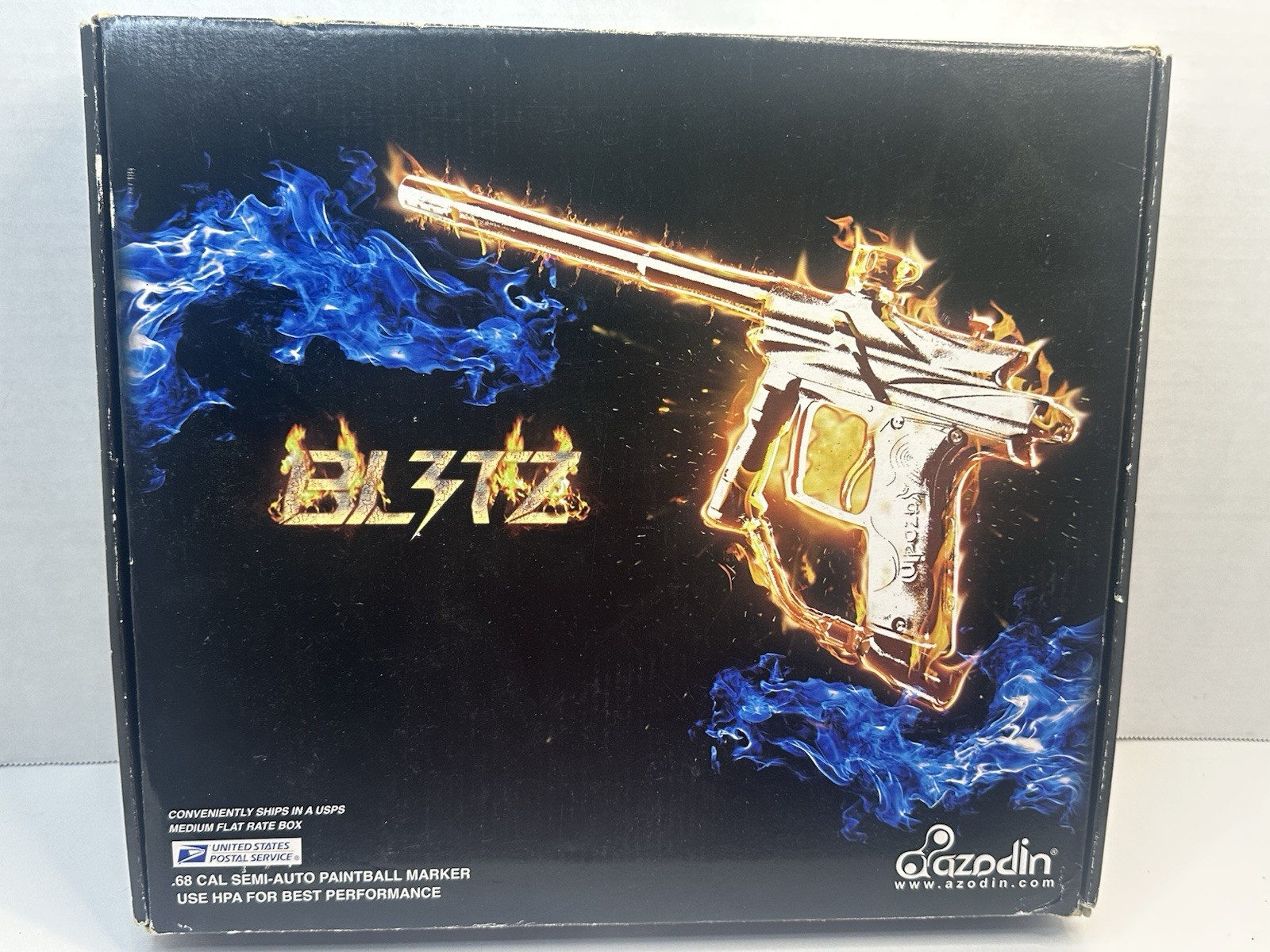 Azodin Blitz .68 Caliber Semi-Auto Paintball Marker - Black