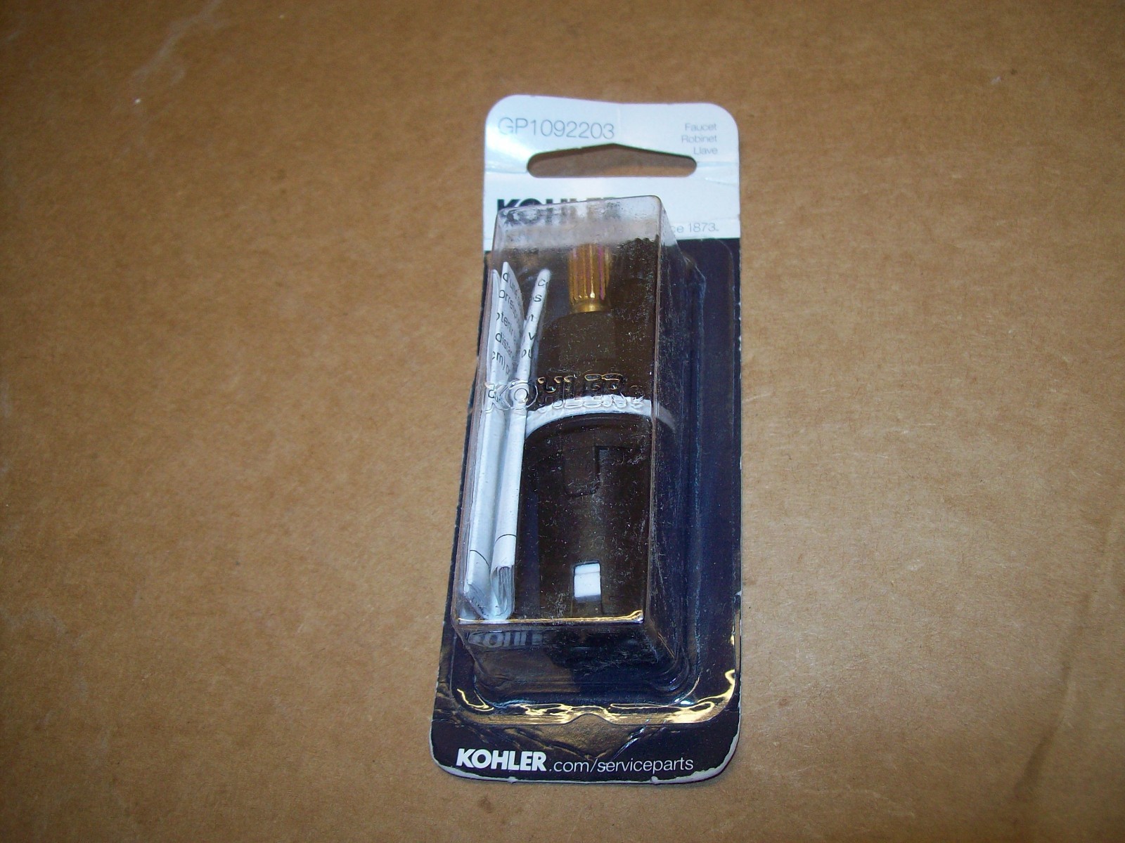KOHLER GENUINE PART GP1092203 ULTRAGLIDE VALVE Cartridge (COLD) Black Free ship!