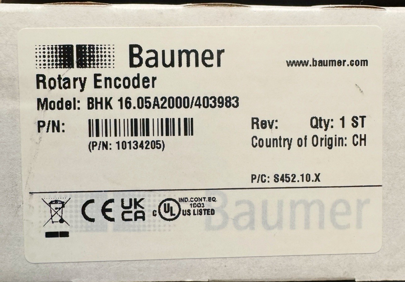 Baumer Encoder BHK 16.05A2000/403983