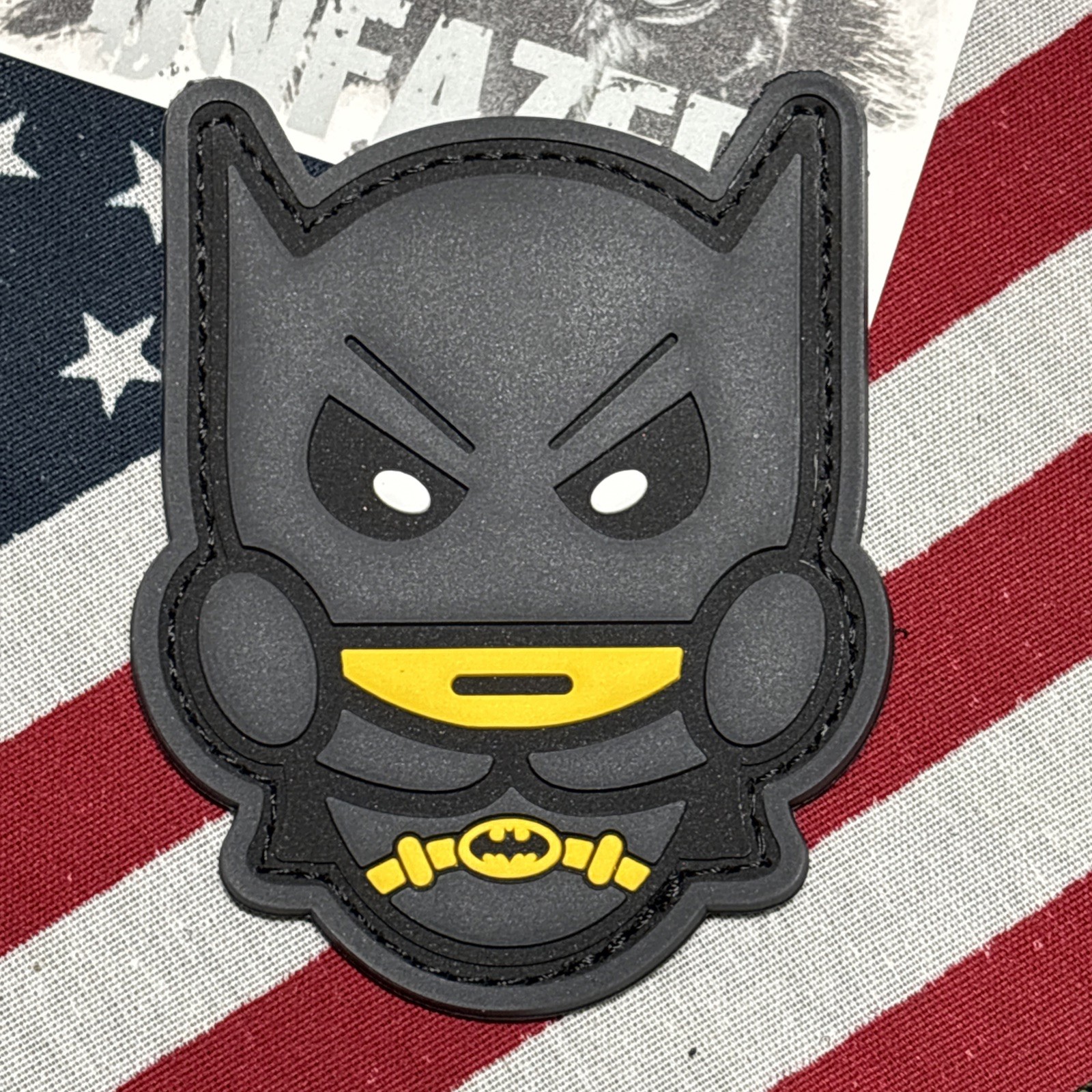 I’m Batman Morale Hook And Loop Patch High Quality 3d PVC