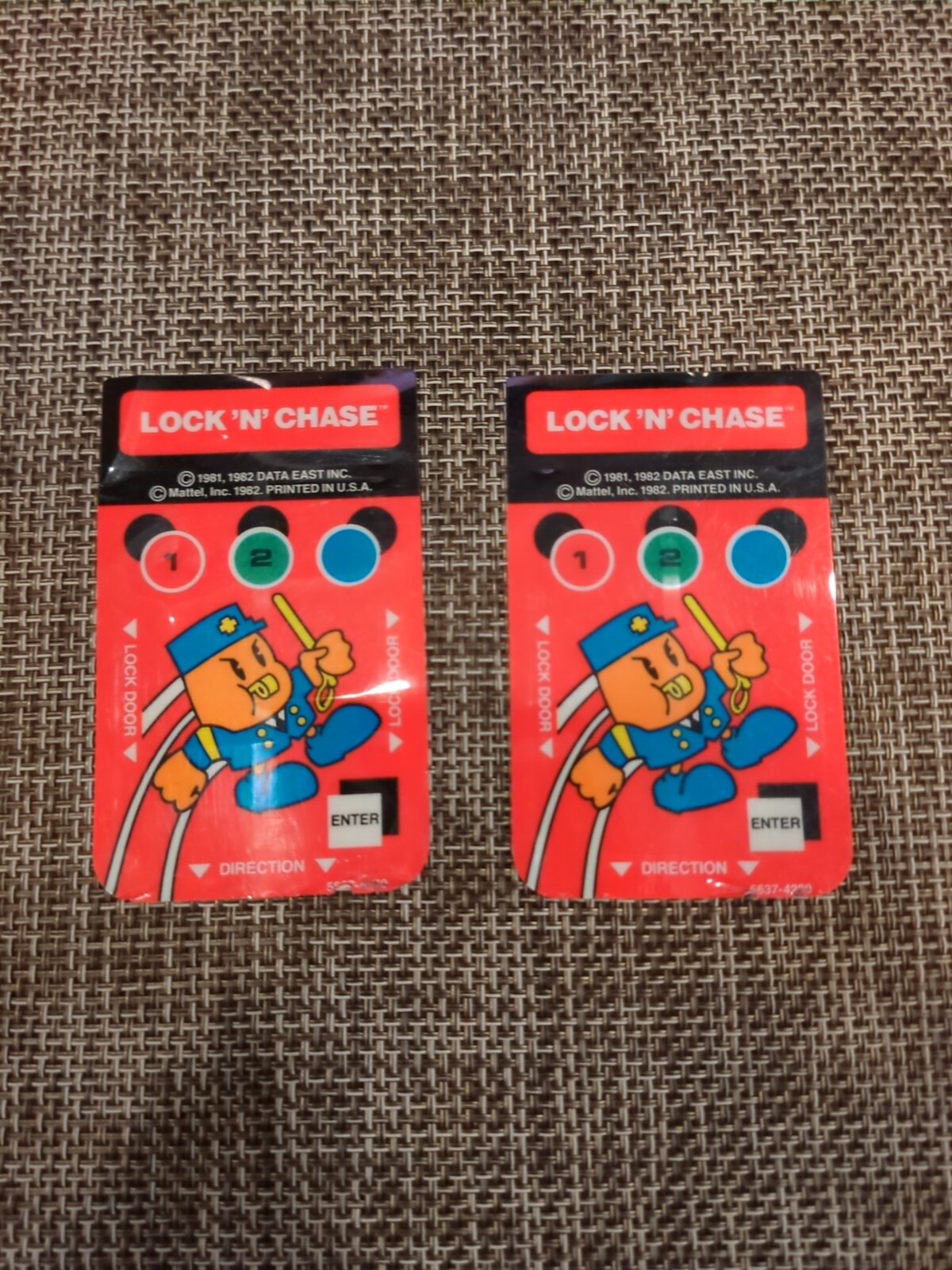 Lock'n'chase  Intellivision Overlays