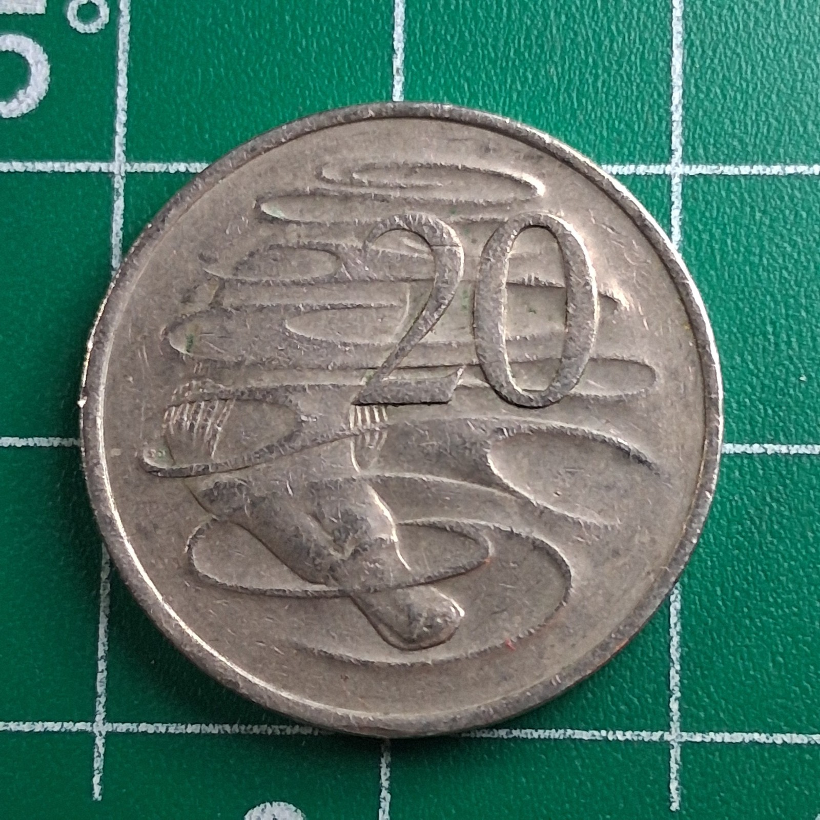 1980 Australia 20 Cents Elizabeth II / Platypus Copper-Nickel Coin