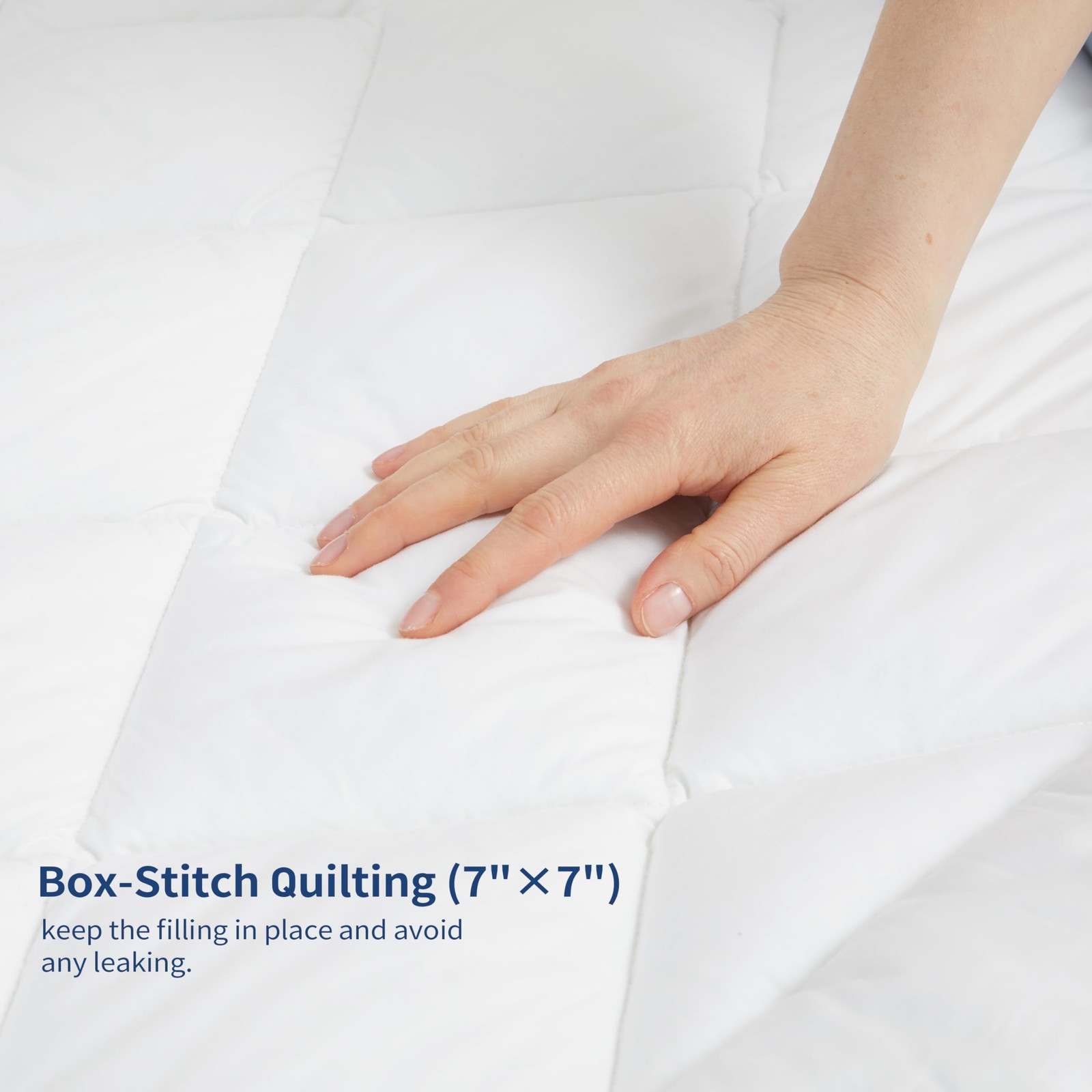 Sunflower Cooling Quilted Twin Mattress Protector, Pad Twin, White