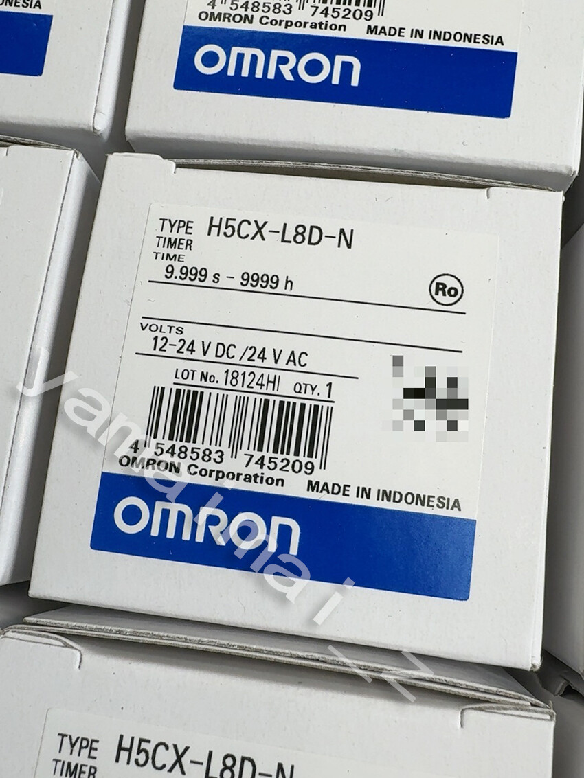 1pc New Omron H5CX-L8D-N Timer Relay 12-24VDC 24VAC Fast Ship US Free TAX