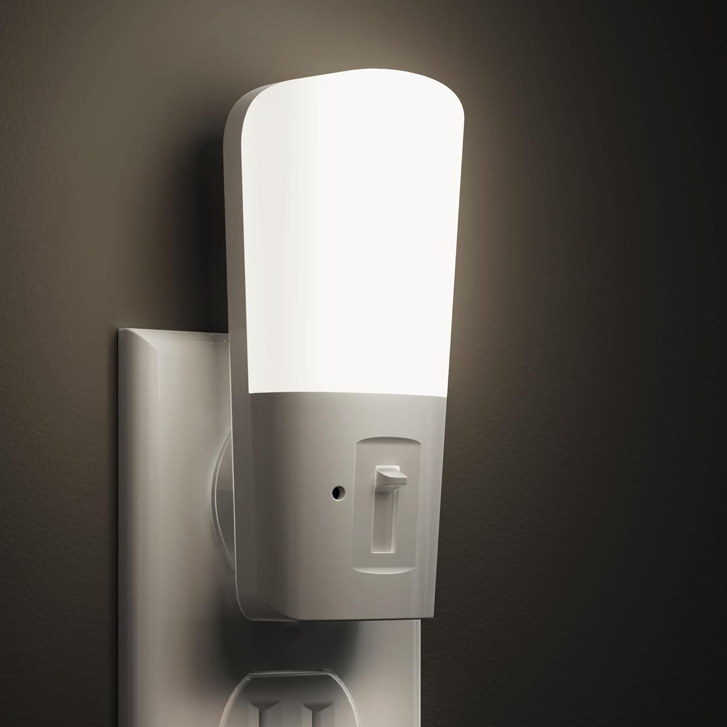 LED Dimmable Night Light[2 Pack],Plug in Night Lights,Daylight 5000k from5-80 LM