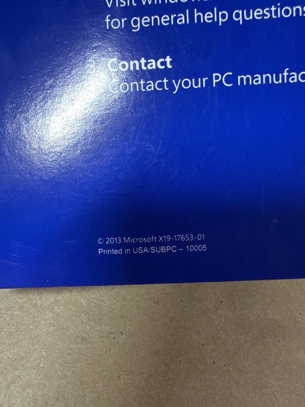 Microsoft Windows 7 OEM COA License Envelope Sticker Only No Disc