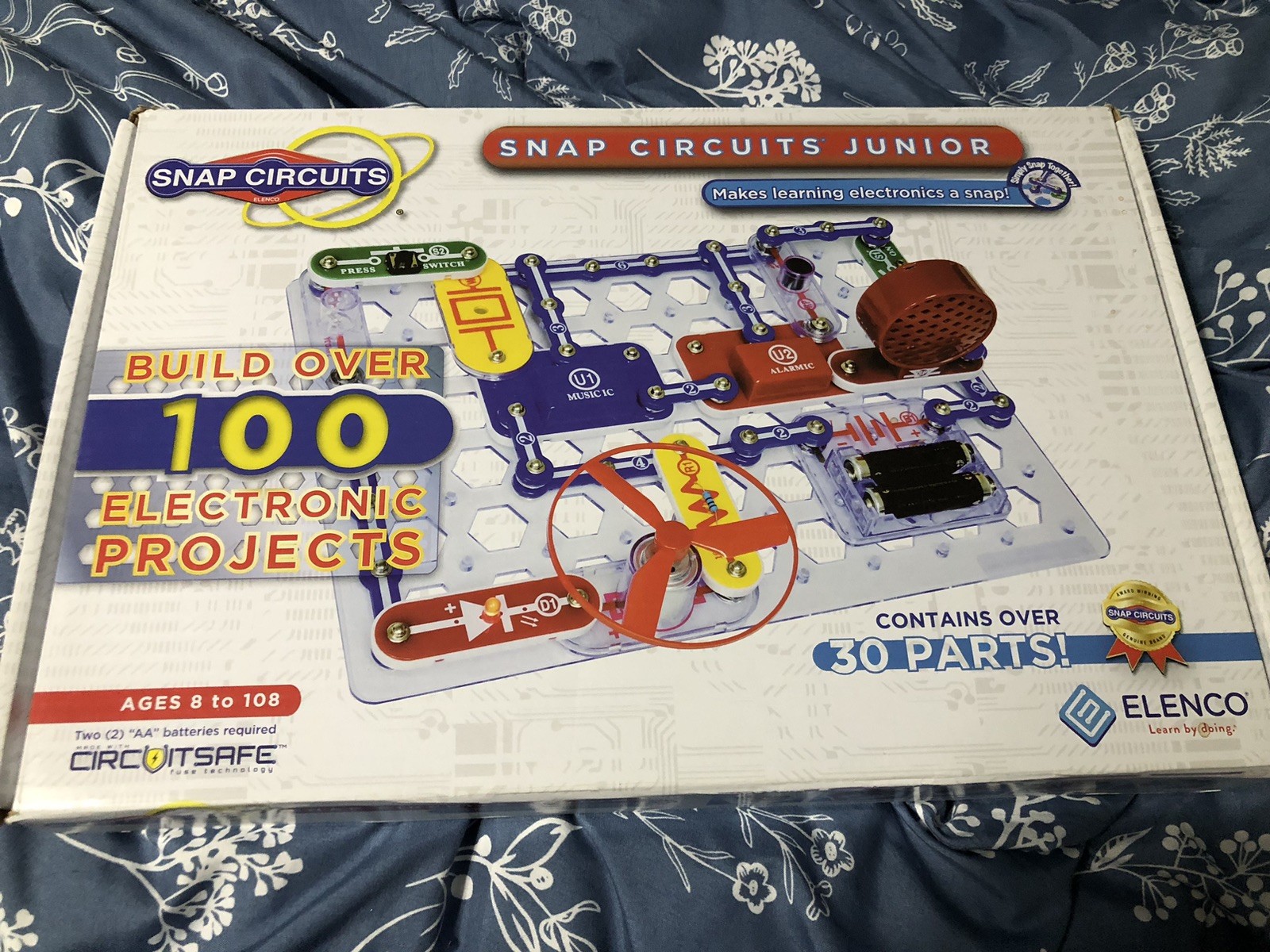 Snap Circuits Juniors Electronics Skill Builder Create 100 Projects Elenco