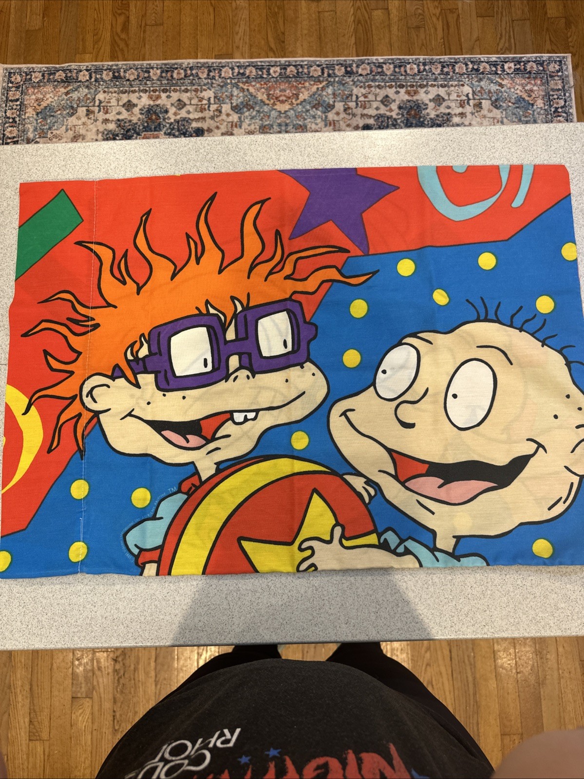 Vintage Rugrats Pillow Cases 2 GUC Preowned 90s Nickelodeon