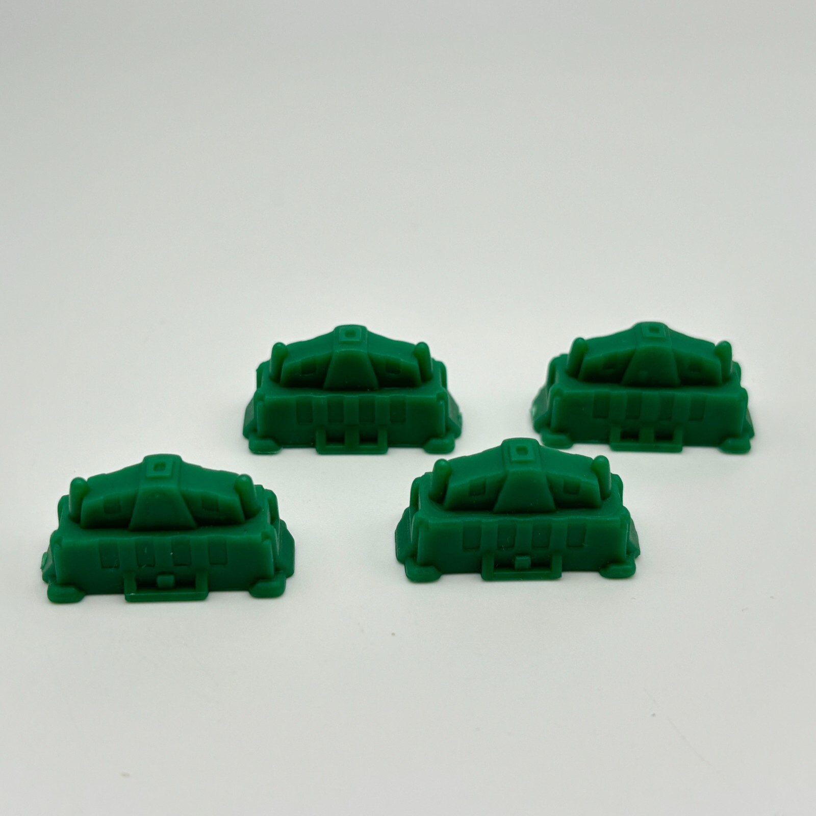 Risk 2210 AD 4 Green Space Stations 2007 2001 Replacement Pieces Parts