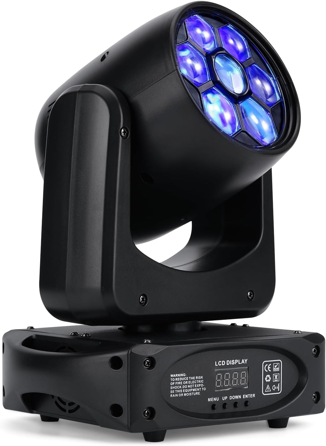 150W LED Stage Light Bee-Eyes 3 Prism Moving Head DJ Lighting 8 Gobos *6582E2B