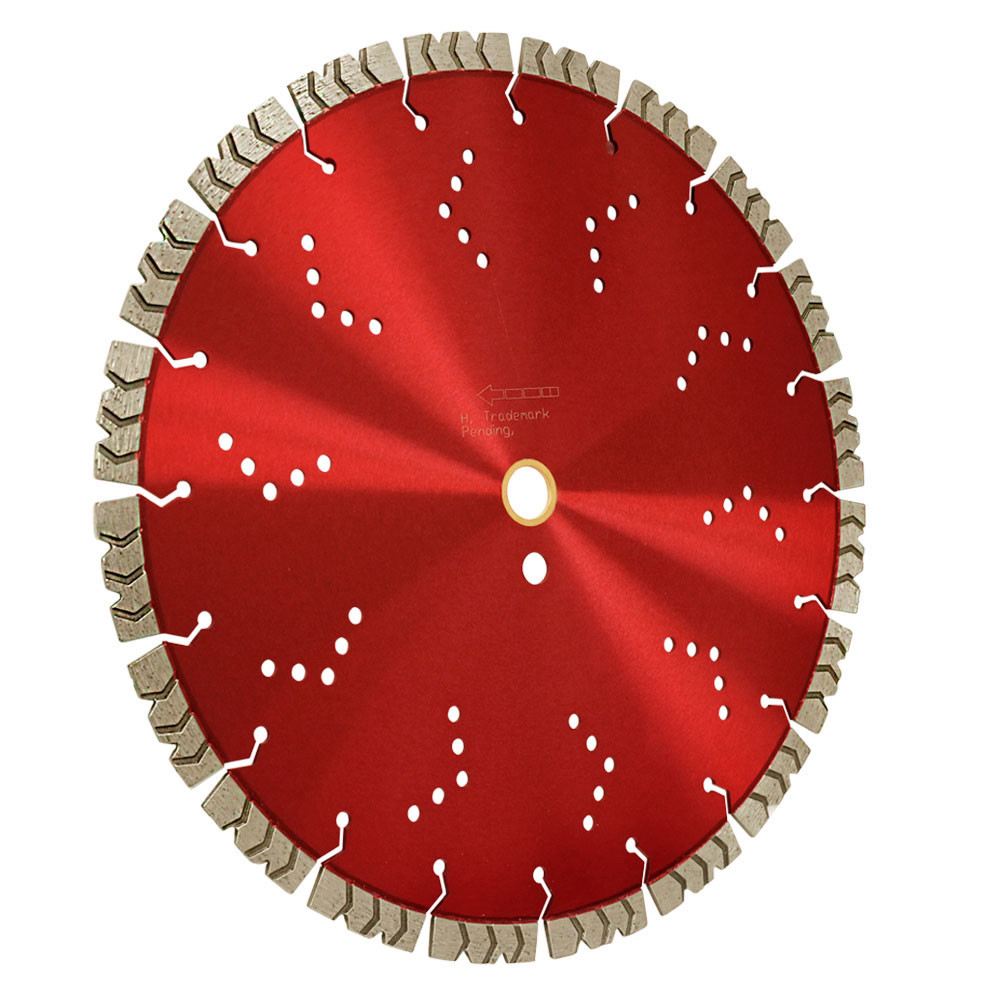 16 In x .138 In x 1 In Supreme Arrow Turbo Segmented Diamond Blade Wet Dry Cut