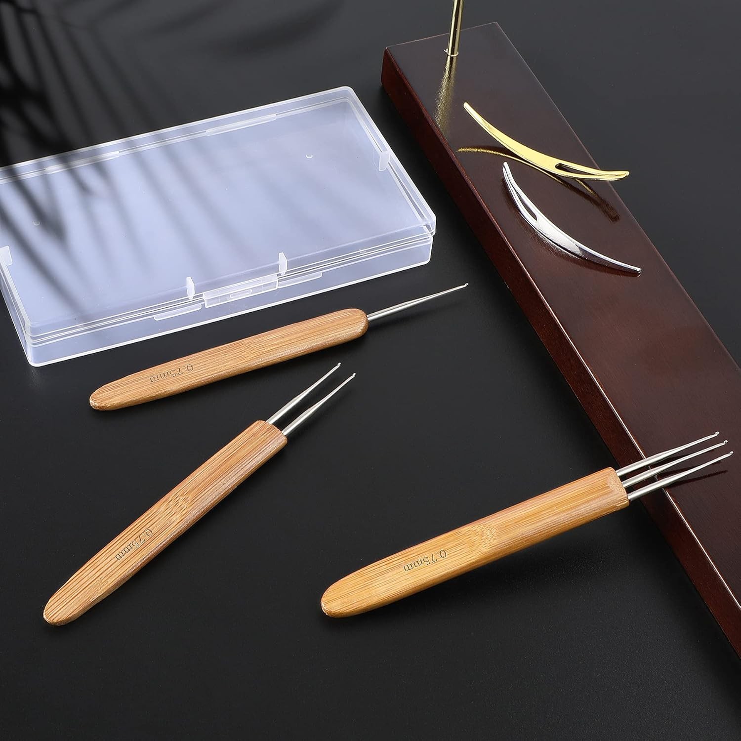 Dreadlock Crochet Hook Tool,Braid Hair Dreadlocks Needle Weaving Crochet for Bra