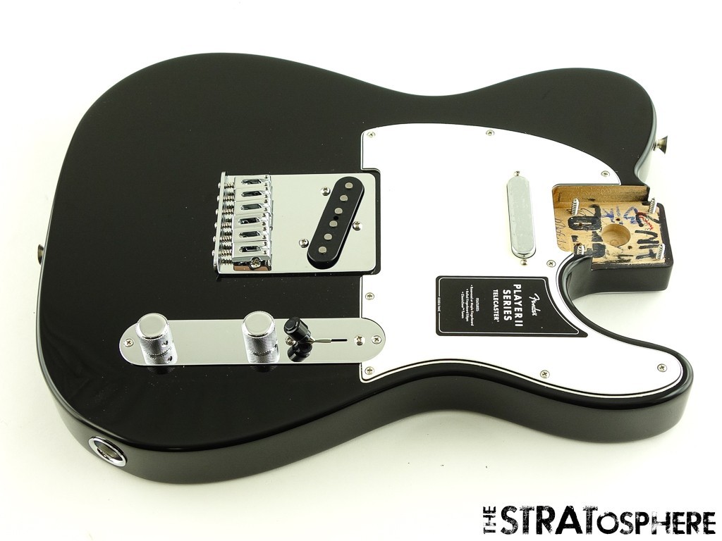 Fender Player II Telecaster Tele, LOADED BODY, Modern, Black