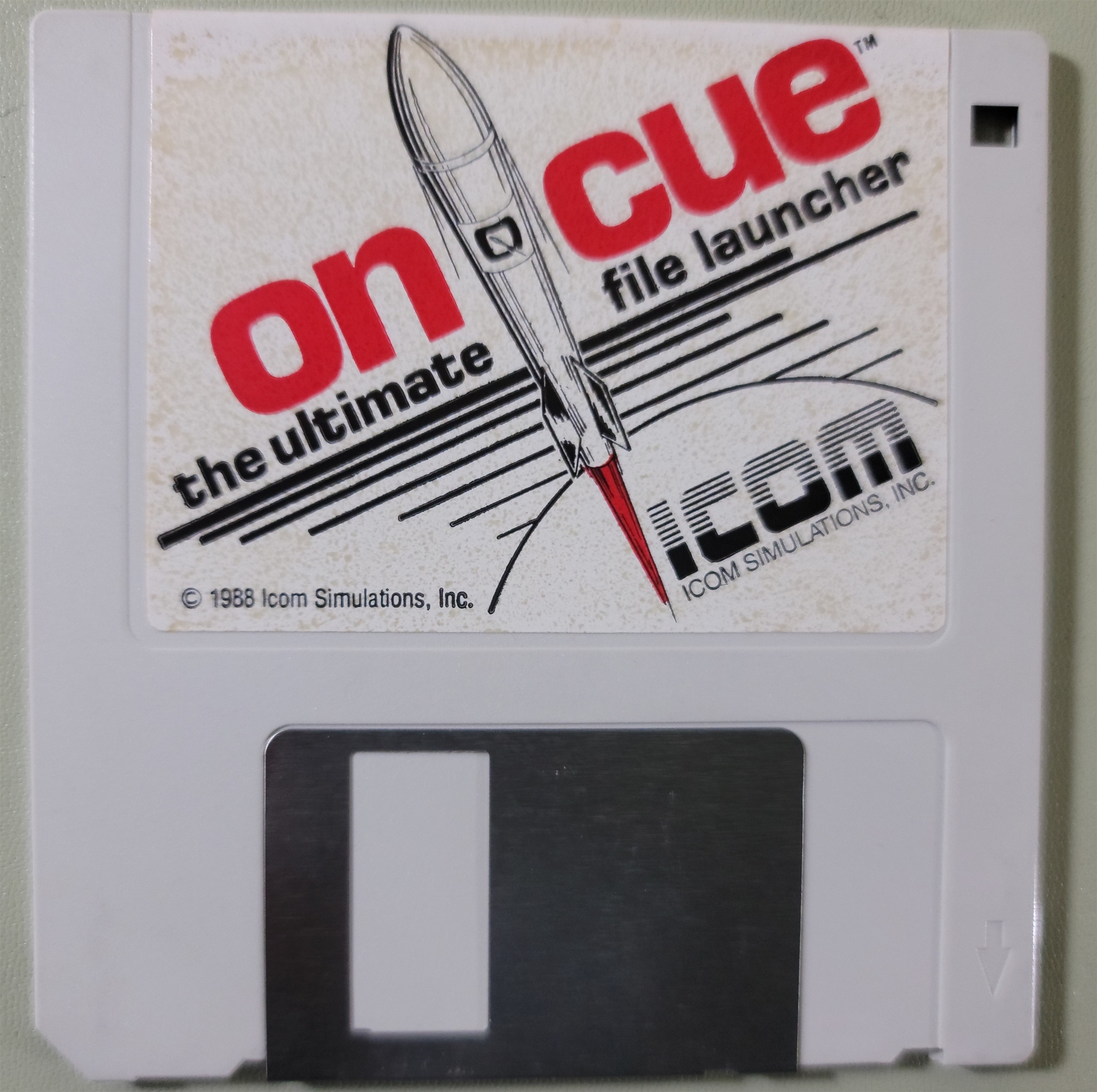 ICOM Simulations - OnCue for Macintosh - Install Disk - 1988