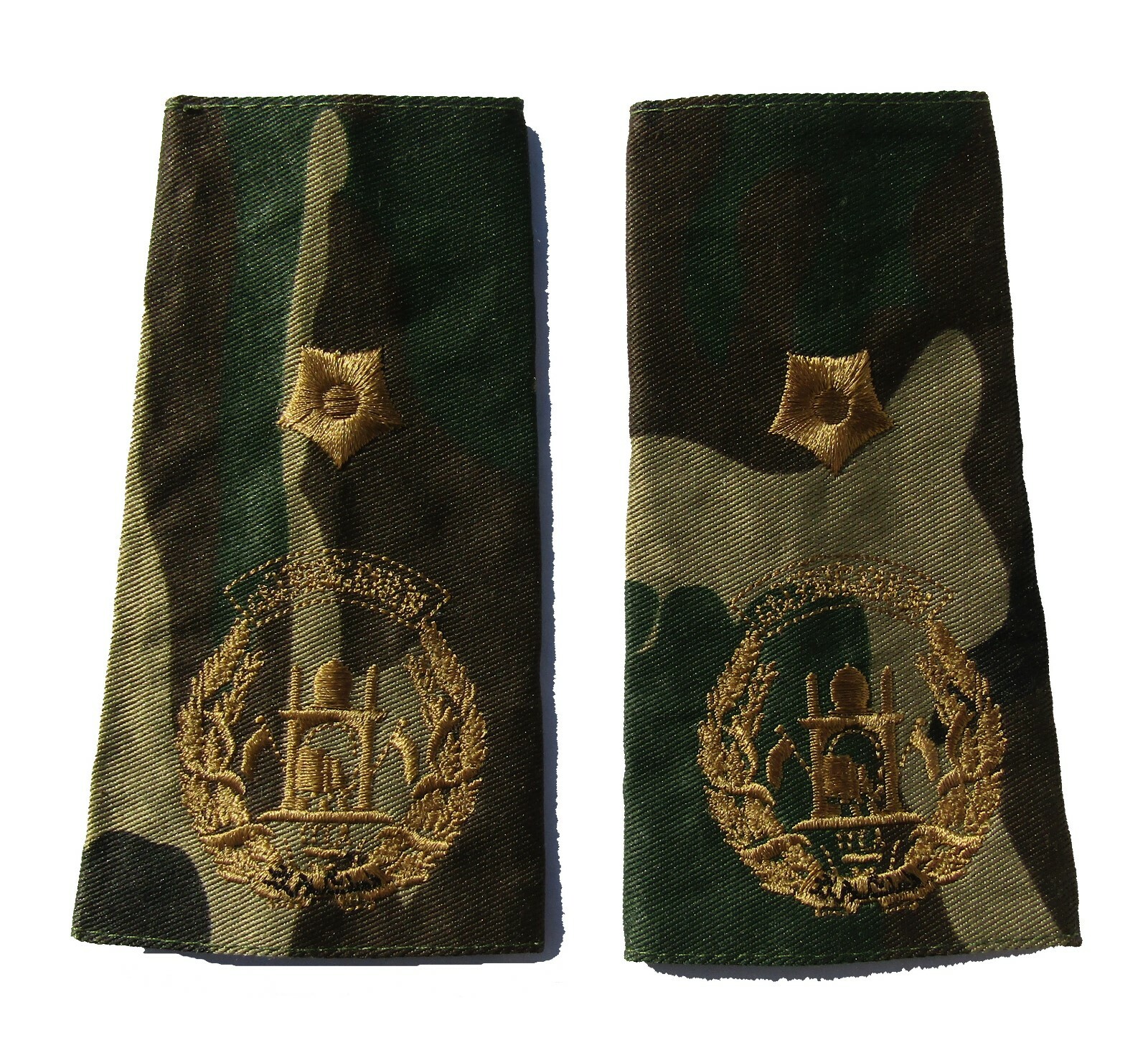 Afghan Army 1-Star General shoulder slides