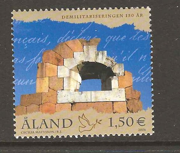 Aland Finland 2006 demilitatrization of Åland 100 years MNH (f262)