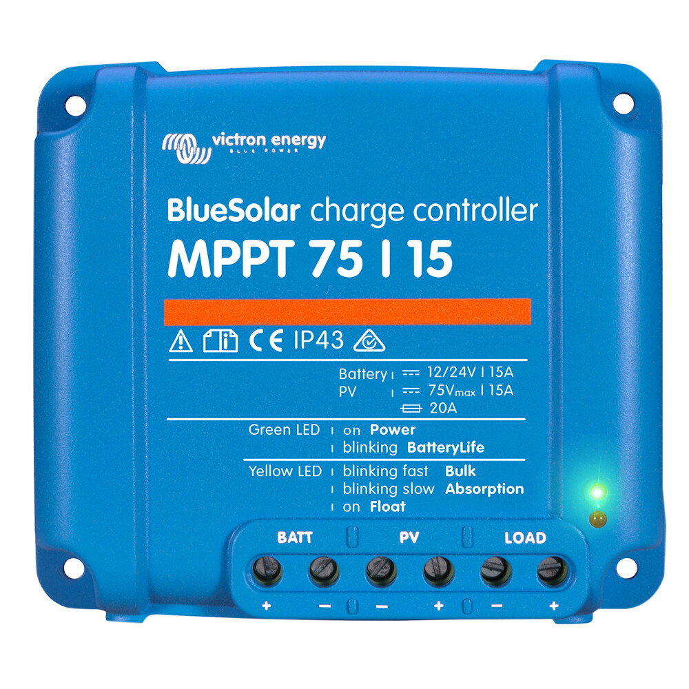 Victron BlueSolar MPPT Charge Controller - 75V - 15AMP UL Approved SCC010015050R