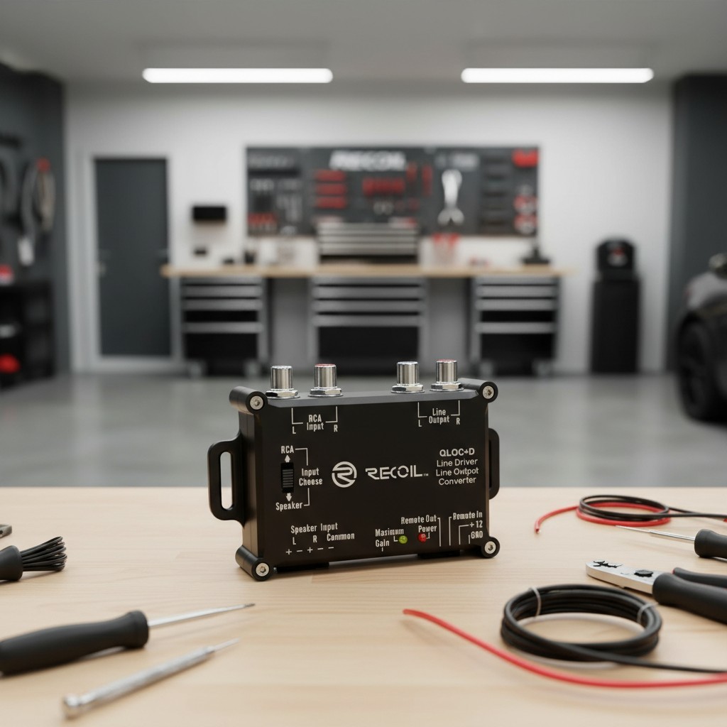 2-in-1 Line Output Converter Driver with Intelligent Auto Sense Functionality
