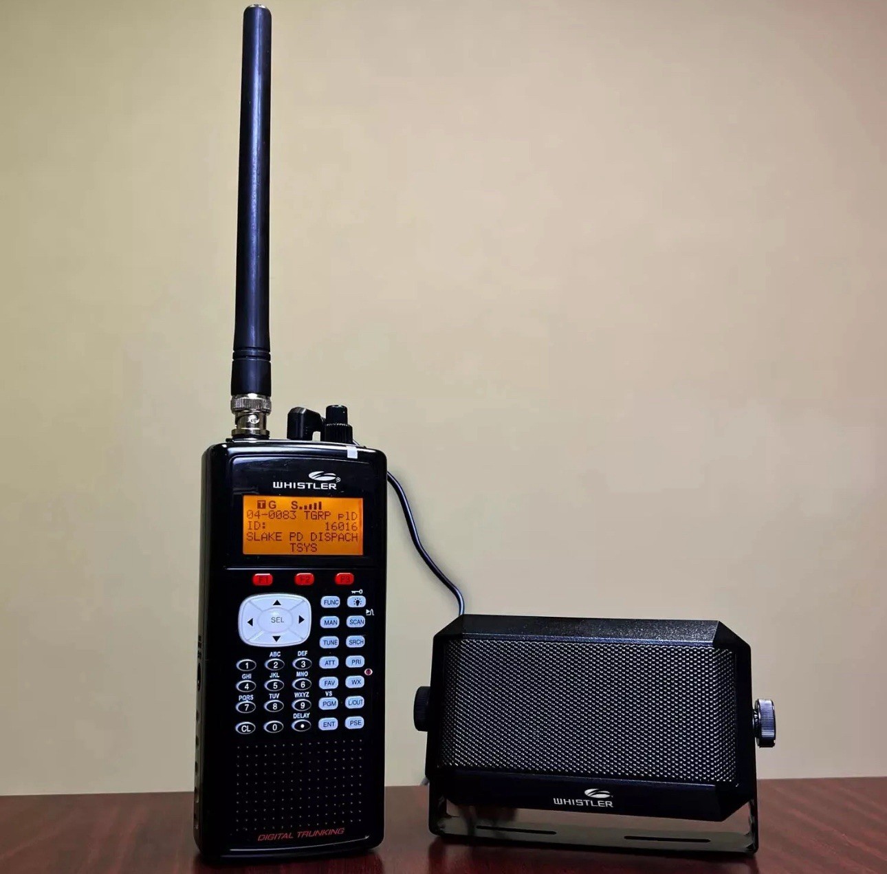 Whistler WES-350 External Speaker – Enhanced Audio for Scanners & Radios​
