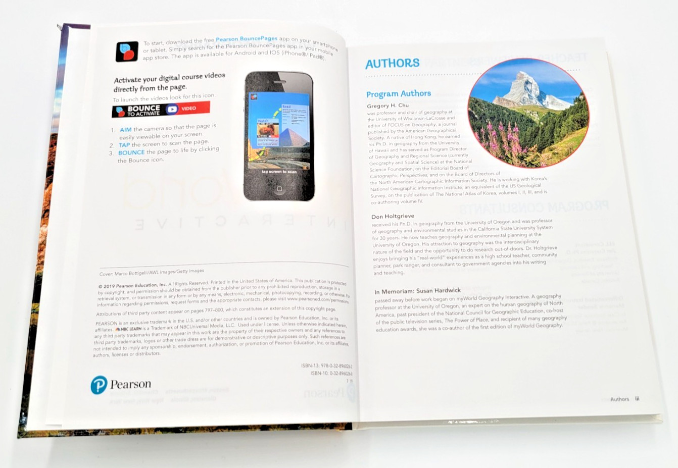 My World Interactive World Geography Pearson 2019 HC Many Available
