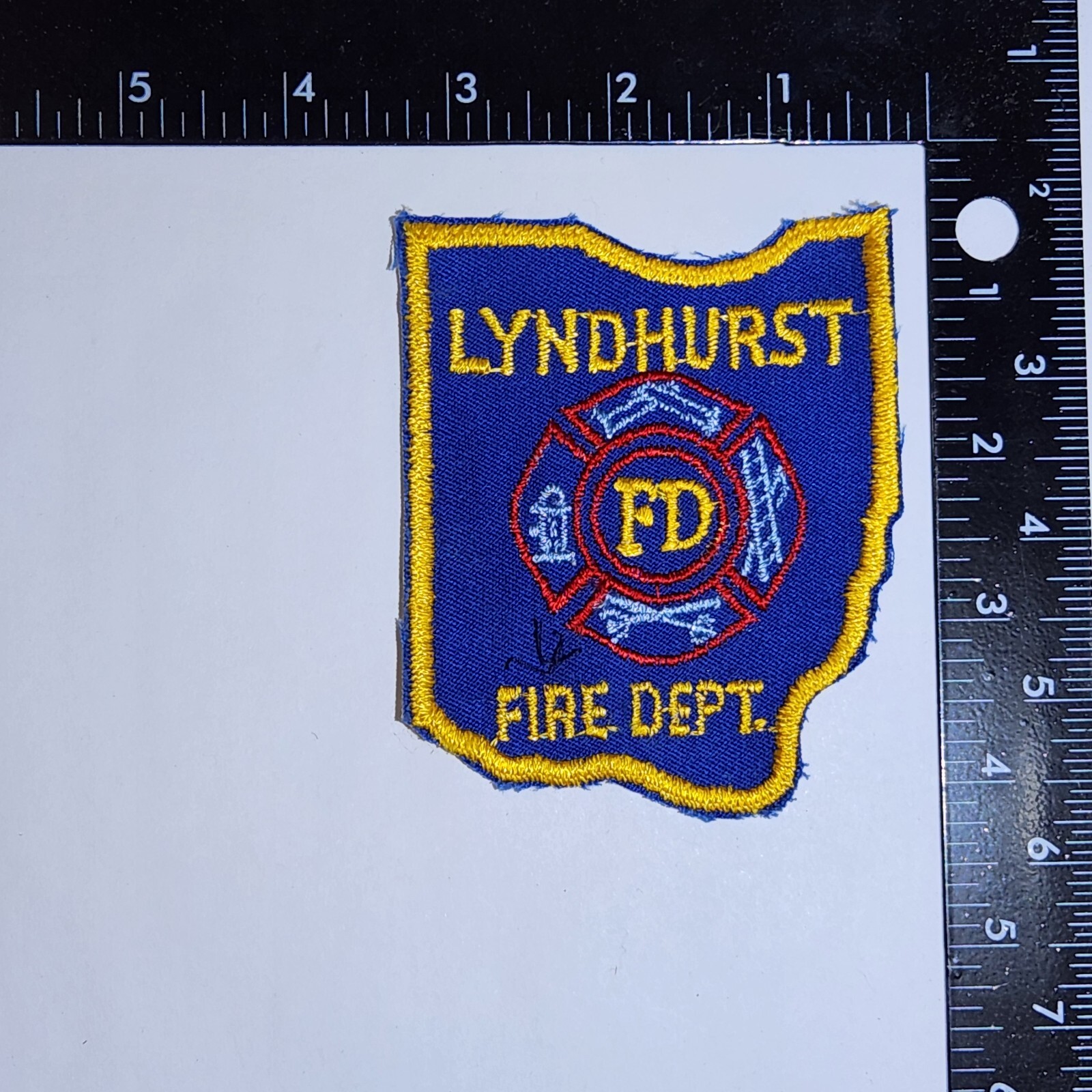 Lyndhurst, Ohio Fire Department Patch. Great Condition!