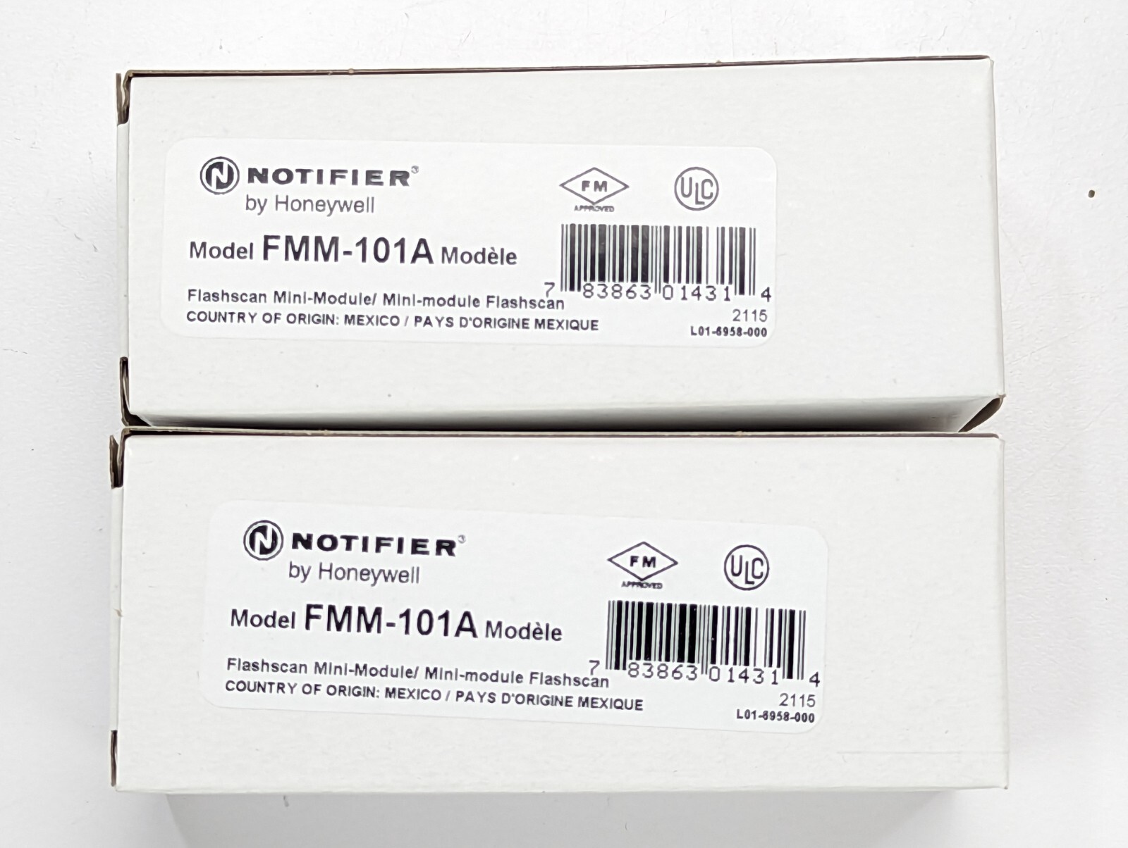 LOT OF 2 NOTIFIER FMM-101A Micro Monitoring Input Module FMM-101