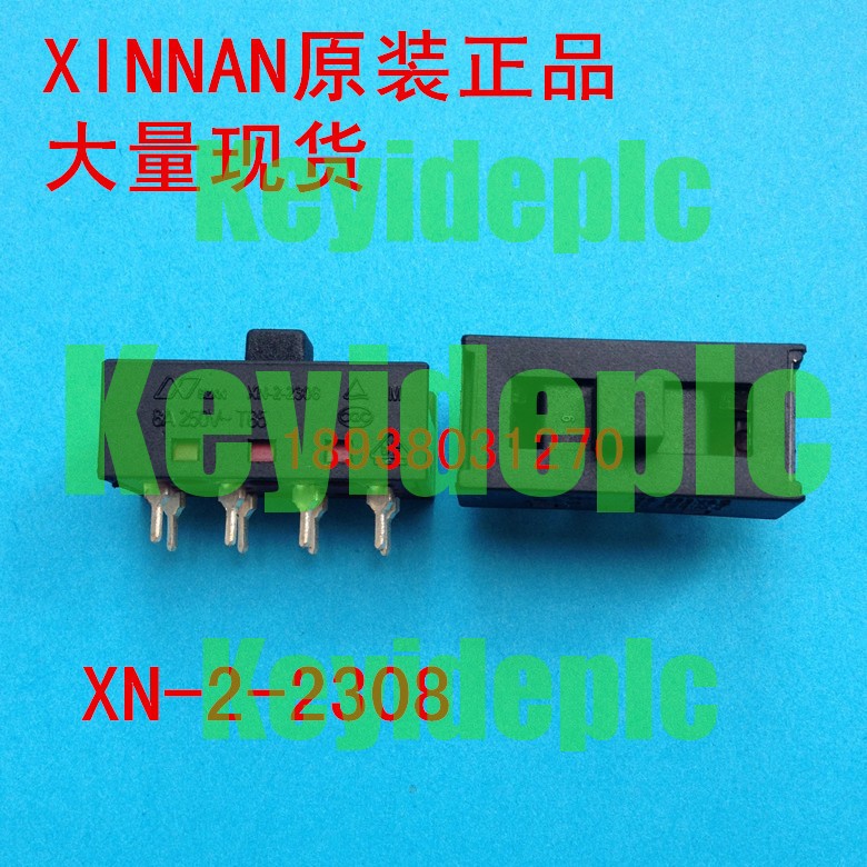 2PCS  New SZXN XINNAN XN-2-2308 Power Slide Switch 8 Pin 3 Positon #ke