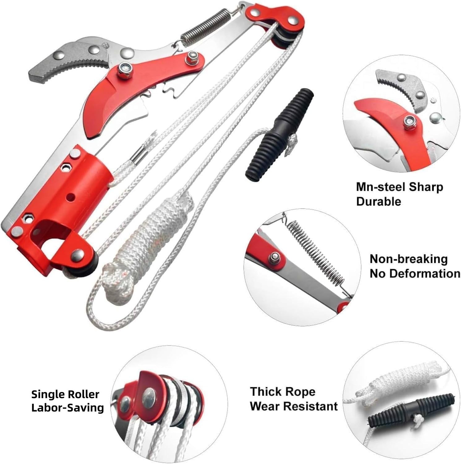 Extendable Tree Pruner Saw,High-Altitude Branches Trimmer Pruning Multicolor