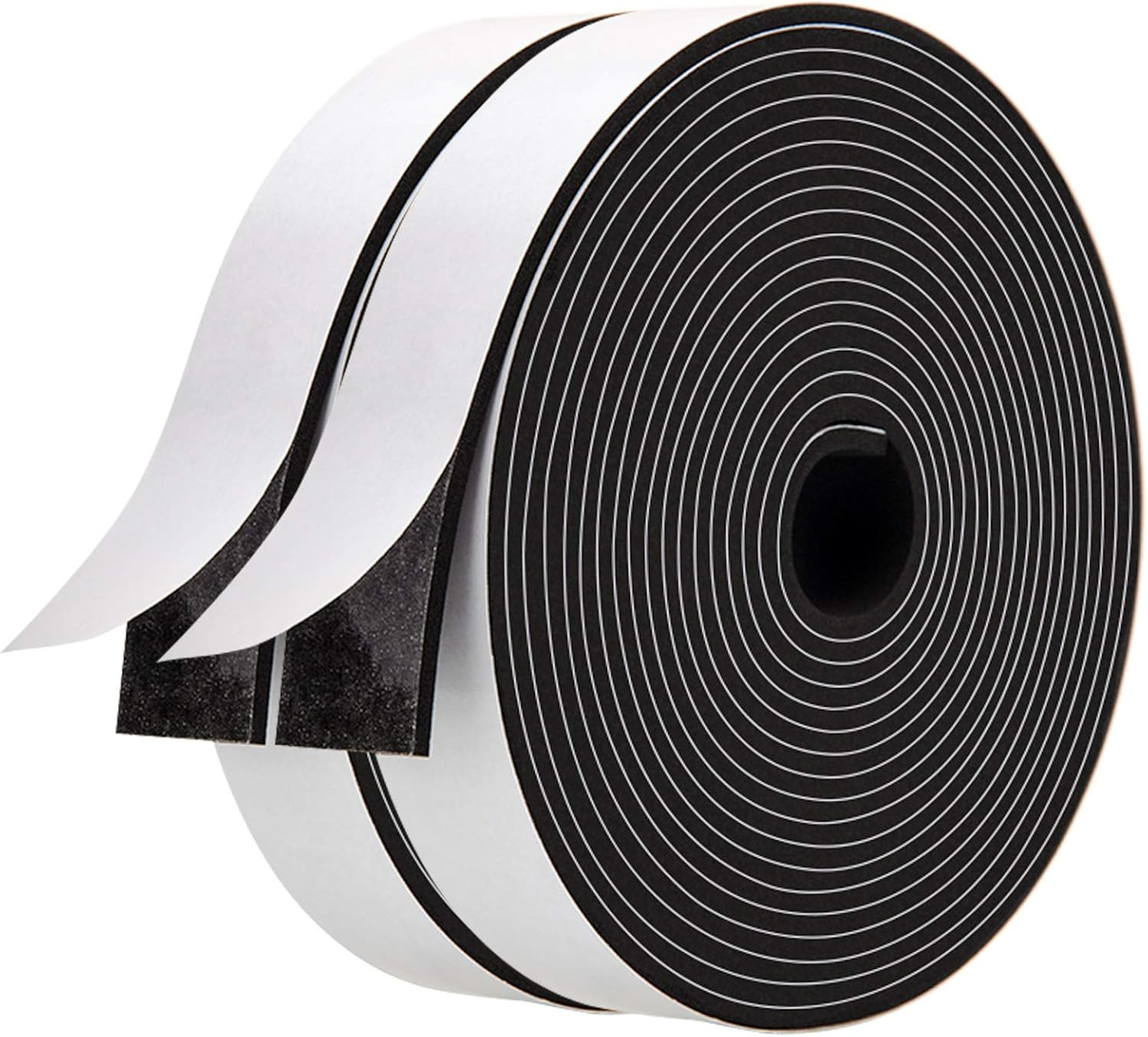 Neoprene Weather Stripping Foam Tape, 1 Inch X 1/8 Inch, High Density Door & Win