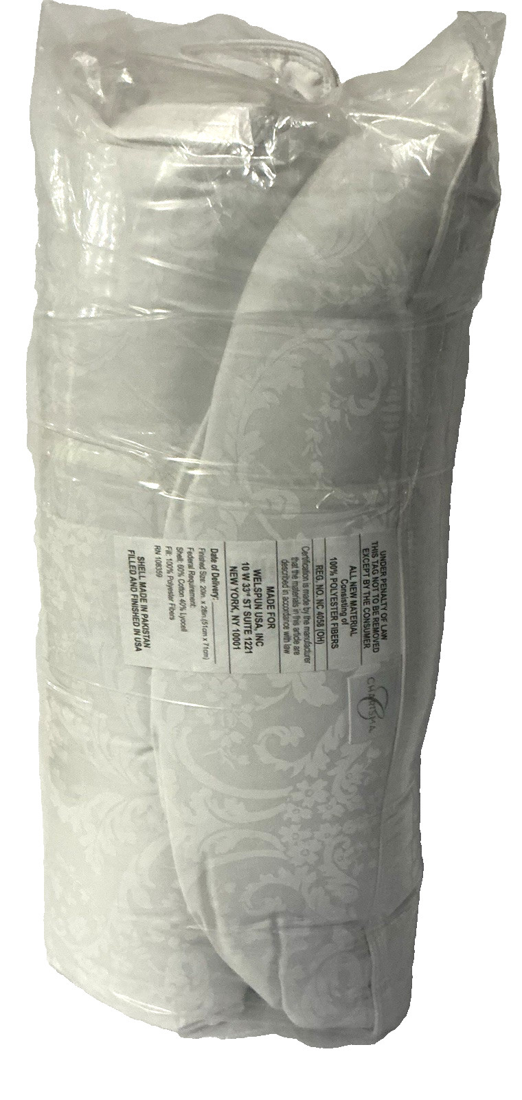 Charisma Regalia Luxury Bed Pillow - 1 per pack