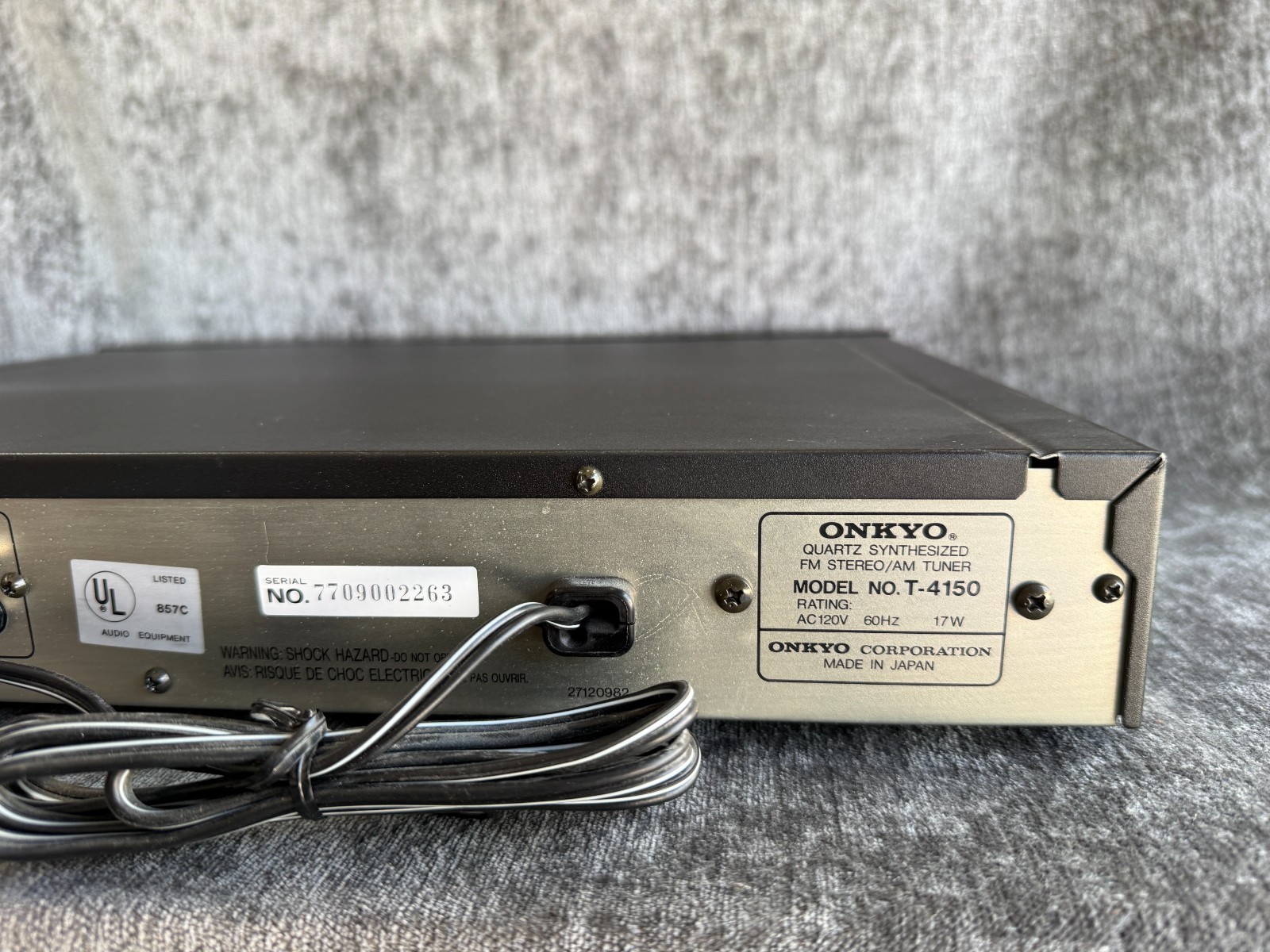 Onkyo Integra Tuner T4150 *TESTED & WORKS*
