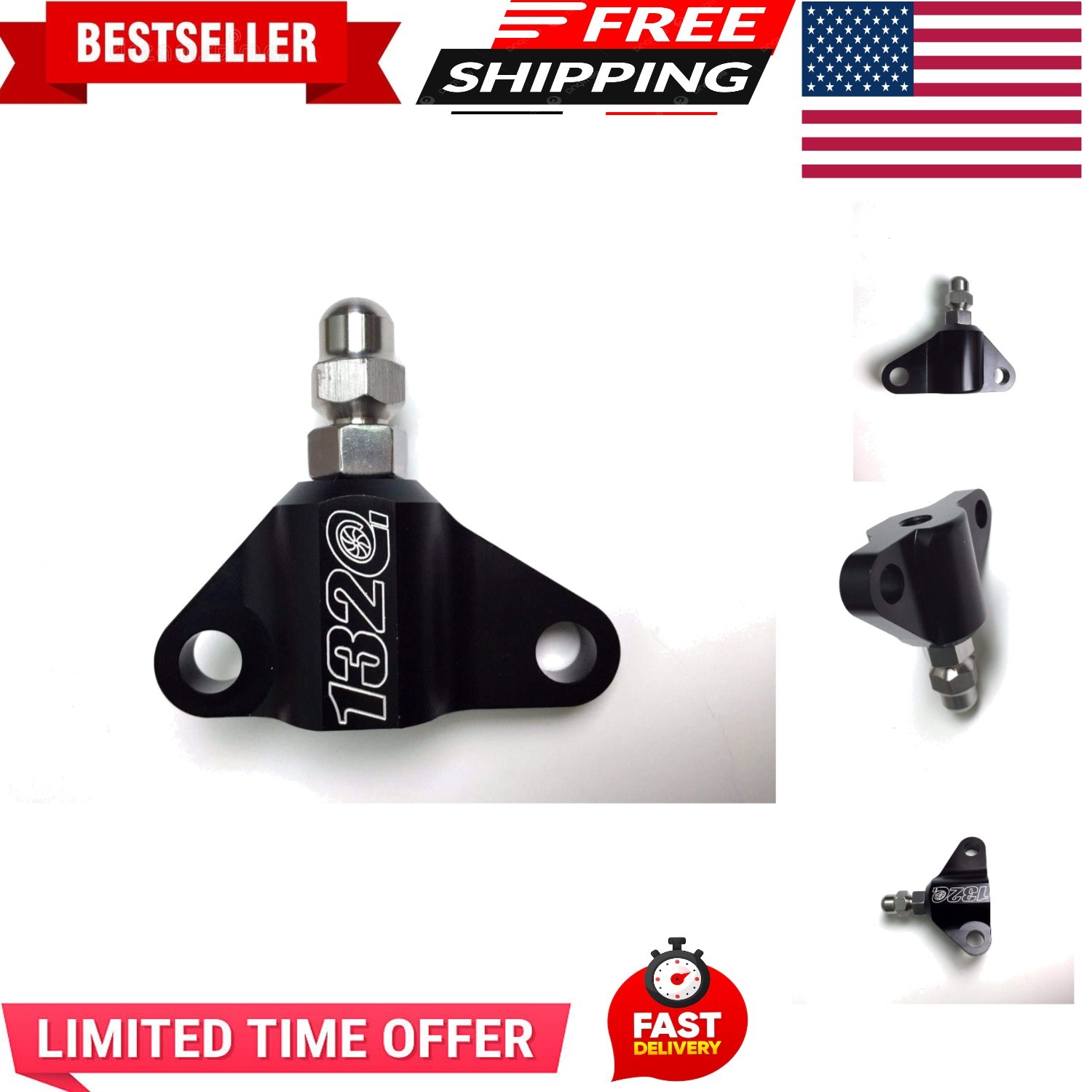 H-SERIES BLACK Billet manual tensioner h22 h23A for prelude bb8 bb1