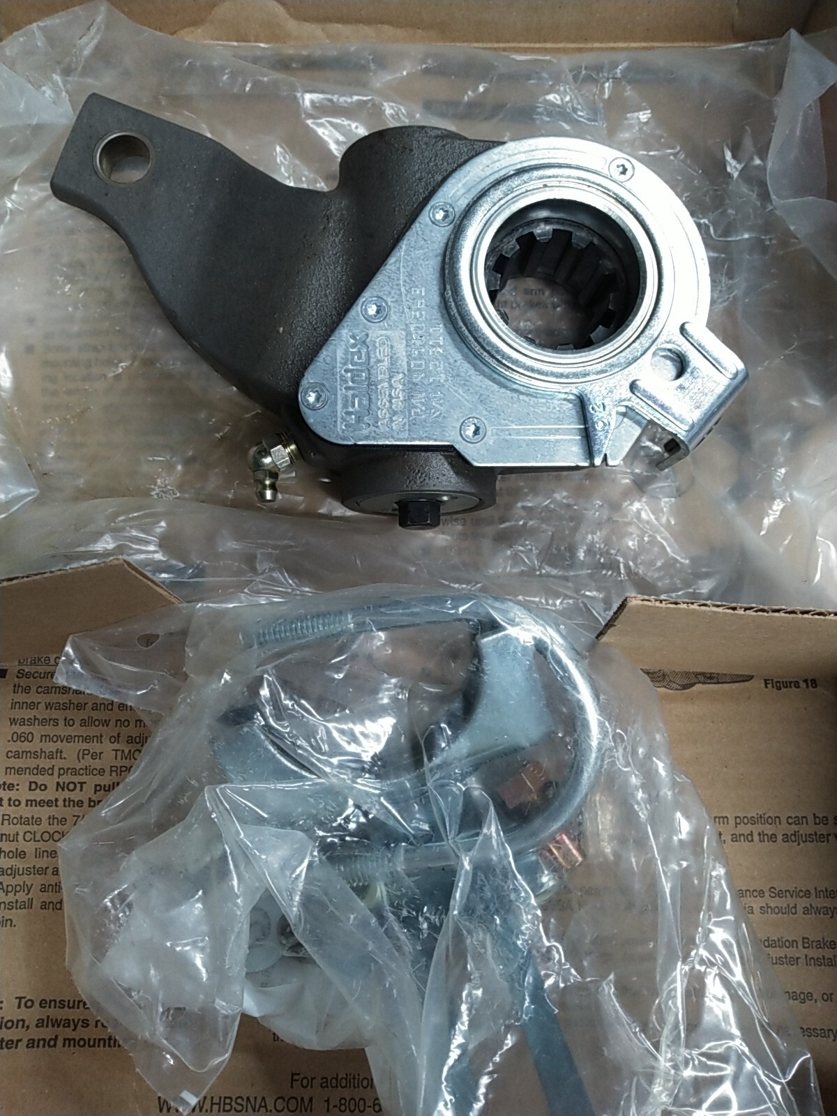 Haldex 40010006 Slack Adjuster Kit 1-1/2" 10-Spline Offset 5/8" RH