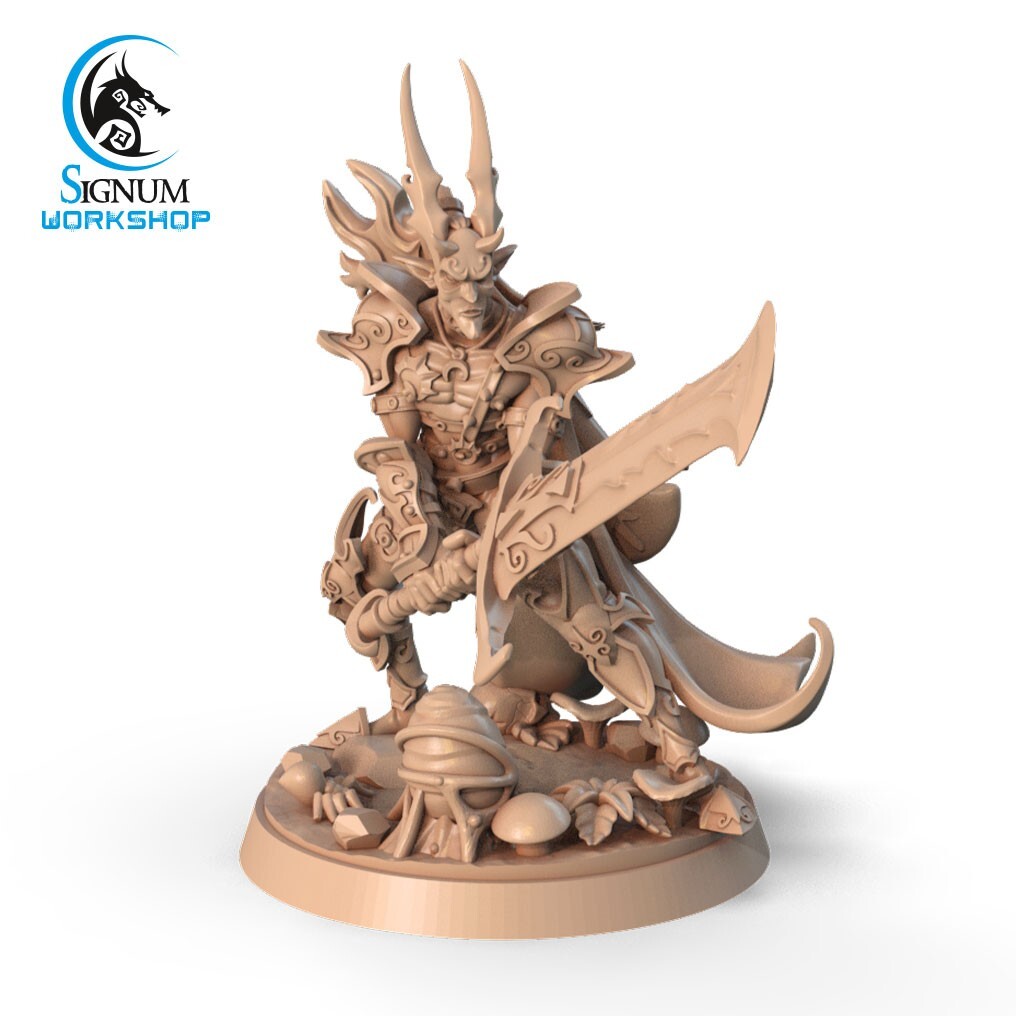 Aymur - Elven Greatsword Warrior - Signum Games - Fantasy Dungeons and Dragons