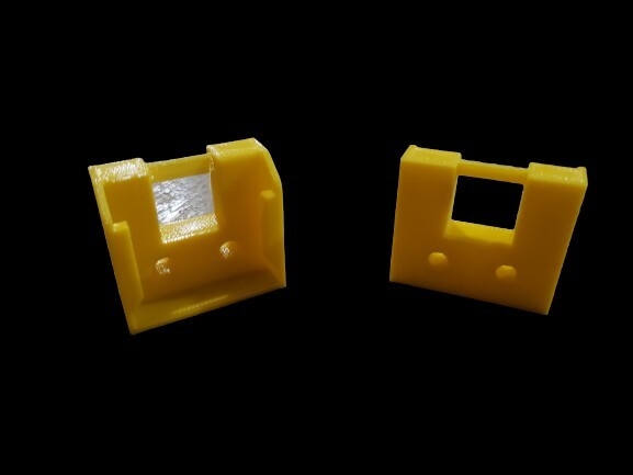 **2 Pack** YELLOW Dewalt 12V Locking Battery Holder Mount